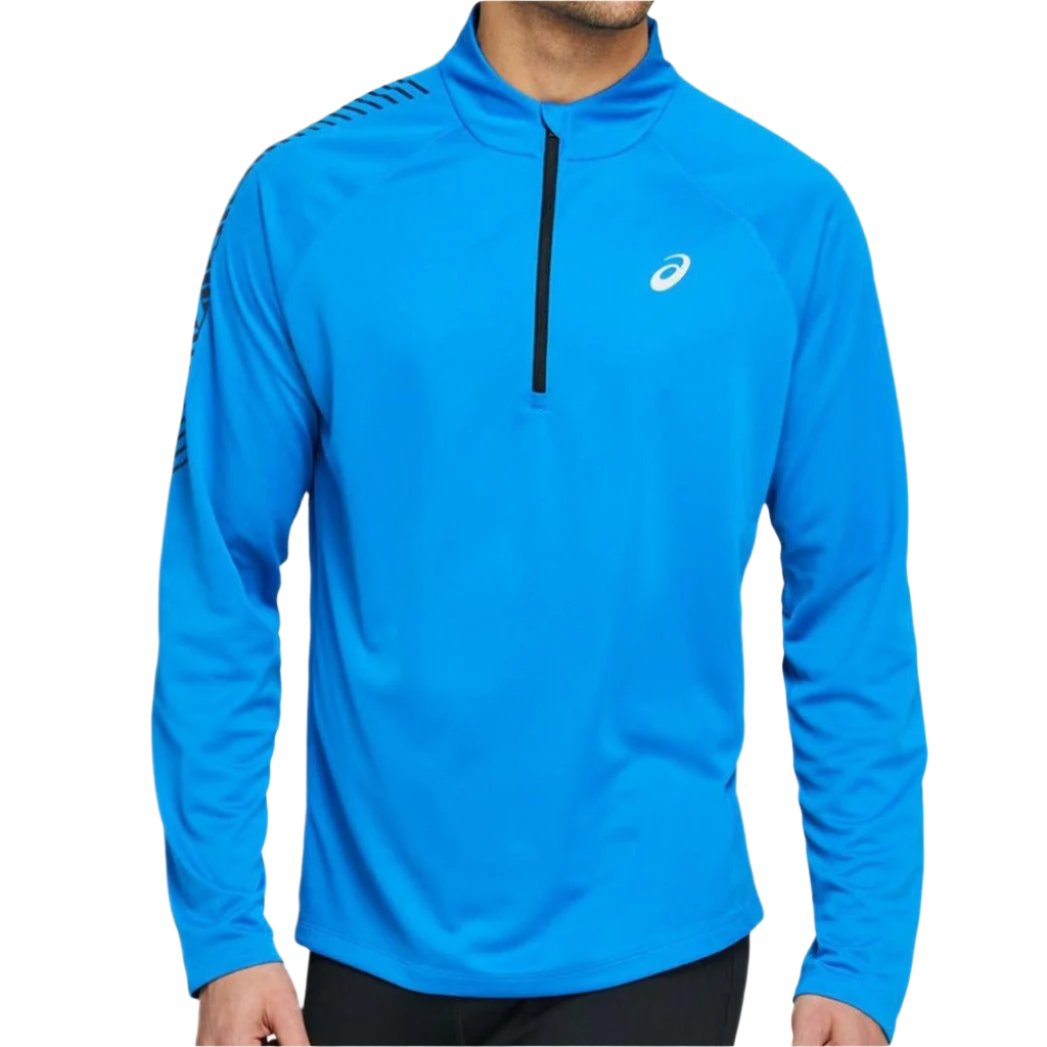 ASICS Men's Performance Quarter-Zip Pullover - Lightweight Athletic Running Jacket for Training & Outdoor Activities