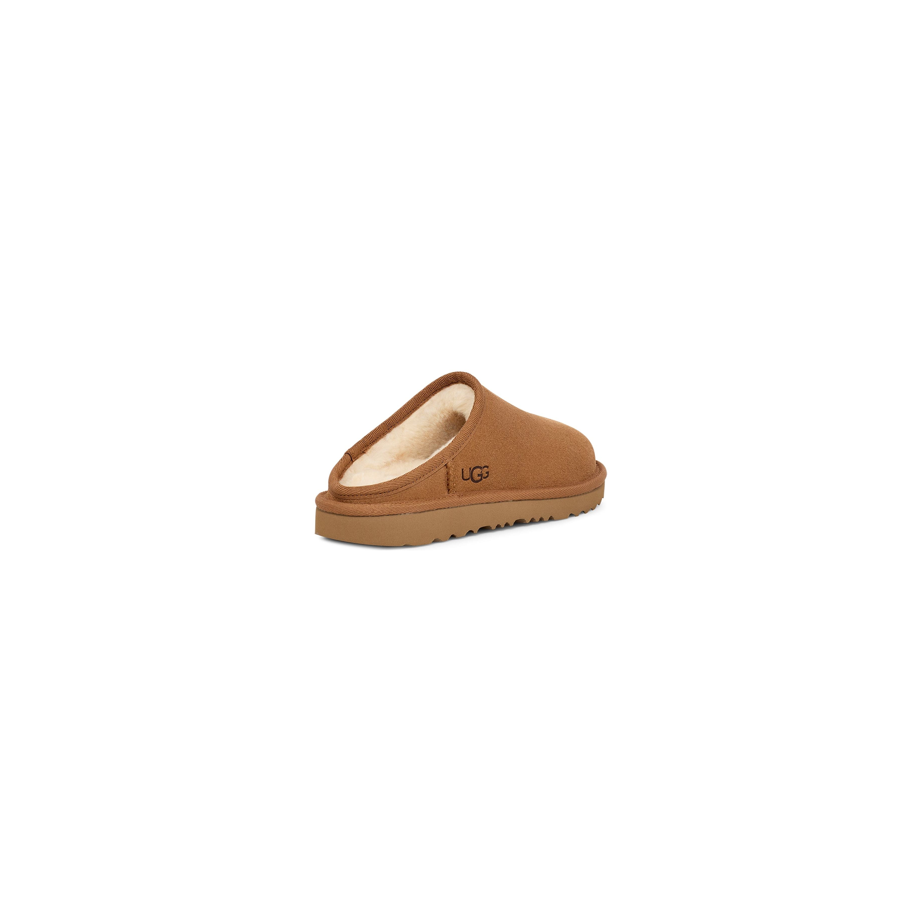 UGG Kids Classic Slip On Boots - Warm Fuzzy Lined Winter Shoes for Boys & Girls - Perfect for Snow Days & Indoor Comfort