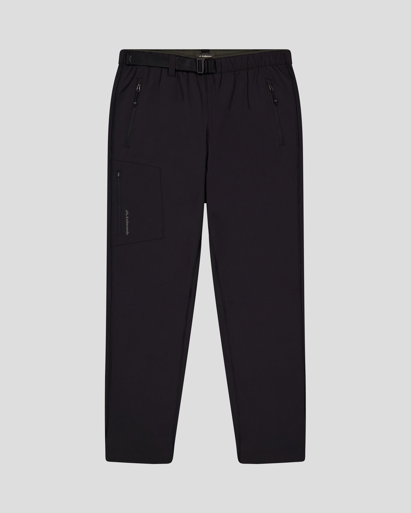 Men's Aysen Fleece Joggers - Soft Comfortable Winter Pants for Running, Lounge & Travel - Black Stingray Color