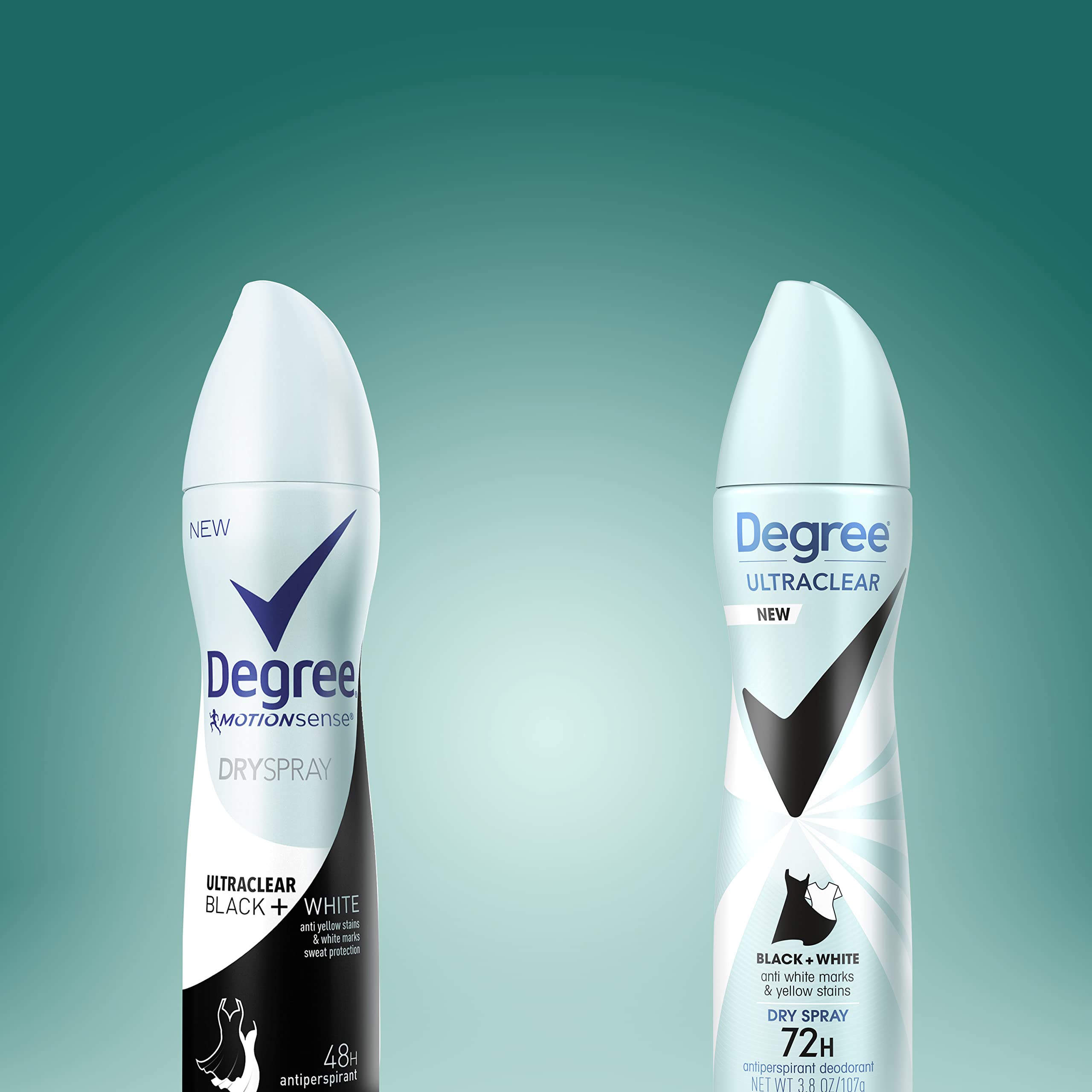 Degree Ultraclear Women's Antiperspirant Deodorant Dry Spray - 48-Hour Odor & Wetness Protection, Invisible Finish - Perfect for Gym, Work & Everyday Freshness