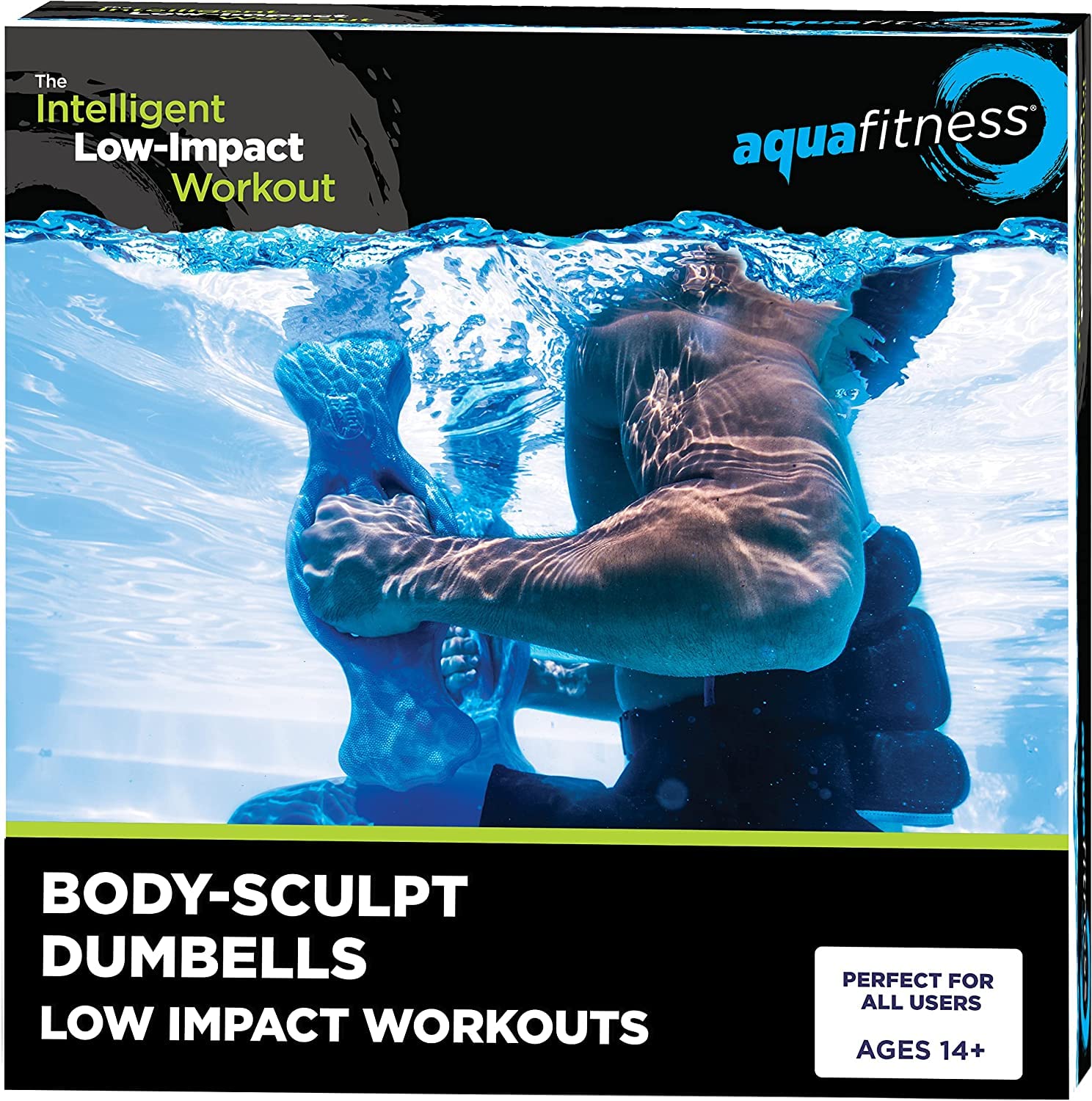 Aqua Fitness Exercise Equipment for Low-Impact Workouts & Recovery - Versatile Water Resistance Gear for High/Low Intensity Training - Ideal for Pool, Home Gym & Physical Therapy (Ages 14+)