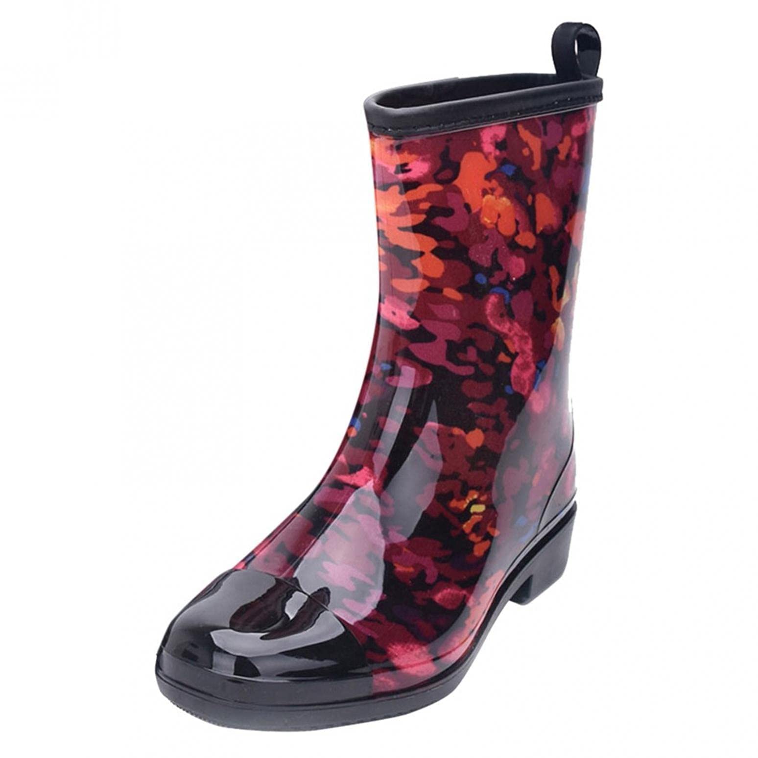 ZGRZPMGR Women's Waterproof Rain Boots - Non-Slip Rubber Garden Shoes & Work Ankle Boots for Gardening, Lawn Care, Car Washing - Perfect for Outdoor Activities, Yard Work & Wet Conditions