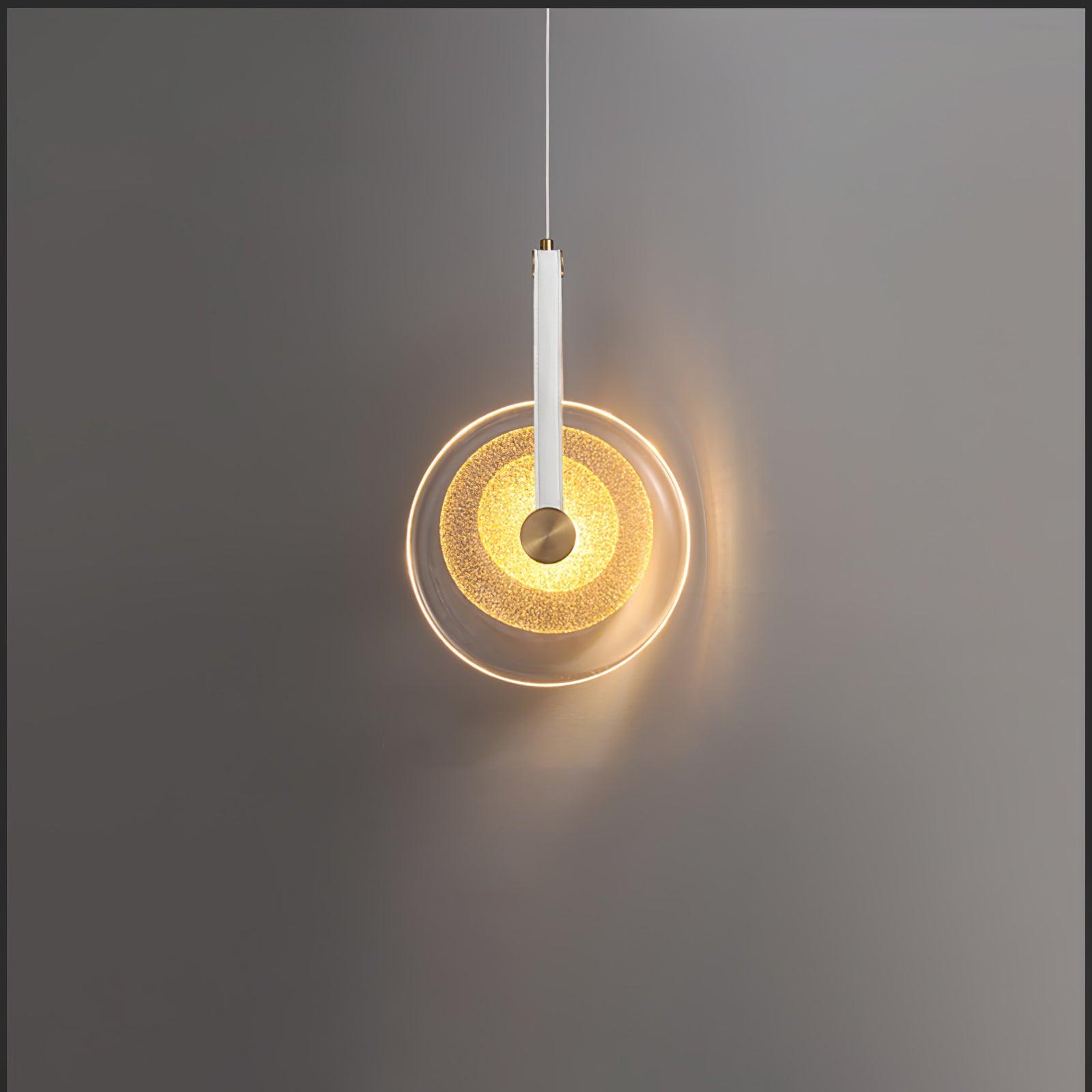 Disc Paolo Castelli Pendant Lamp - Modern Italian Designer Ceiling Light for Dining Room, Kitchen, or Living Room Decor