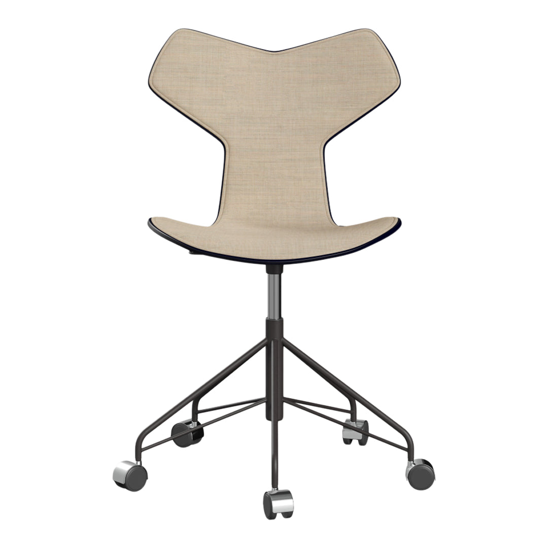 Premium Grand Prix Swivel Office Chair 3131 - Ergonomic Mesh Back with Colored Ash Frame & Front Upholstery - Perfect for Home Office, Gaming Setup, and Conference Rooms