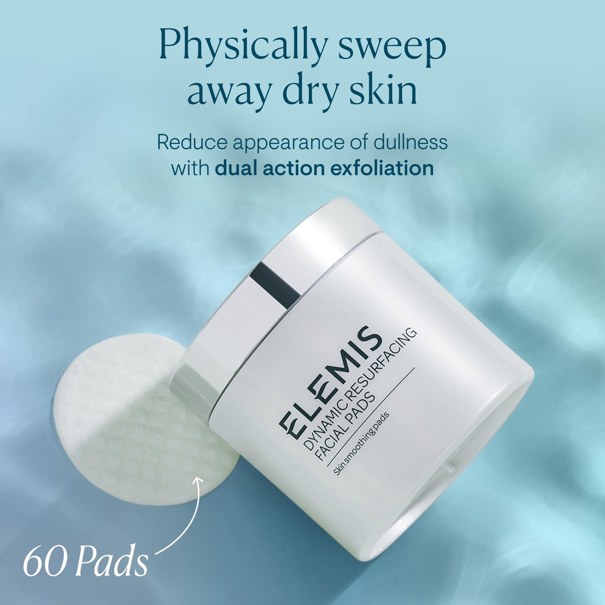 ELEMIS Dynamic Resurfacing Facial Wash & Exfoliating Pads Set - Gentle Face Cleanser & Peel Pads for Smooth Skin - Perfect for Daily Skincare Routine & Travel Skincare Essentials