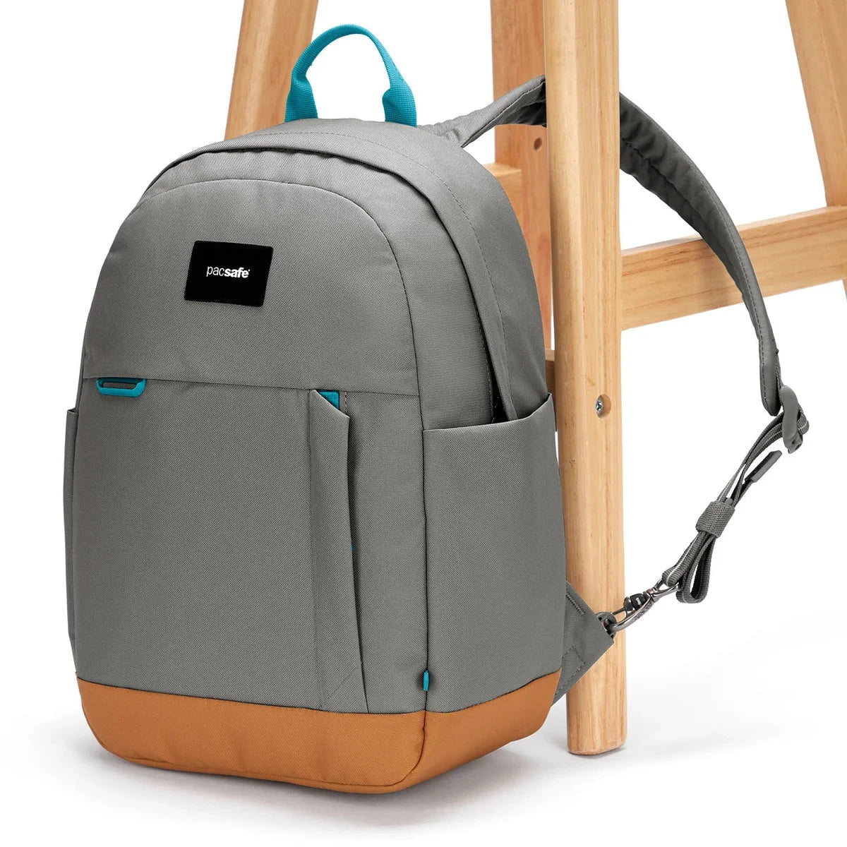 Pacsafe Go 15L Anti Theft Backpack - Secure Travel Backpack for Commuters, Students & Digital Nomads - RFID Protection & Cut-Resistant Straps for Urban Safety