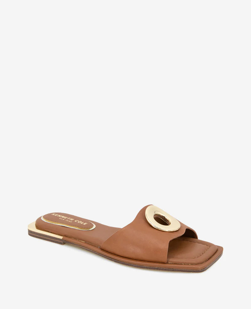 Kenneth Cole Asher Tan Women's Loafers - Comfortable Slip-On Shoes for Work, Office & Casual Wear