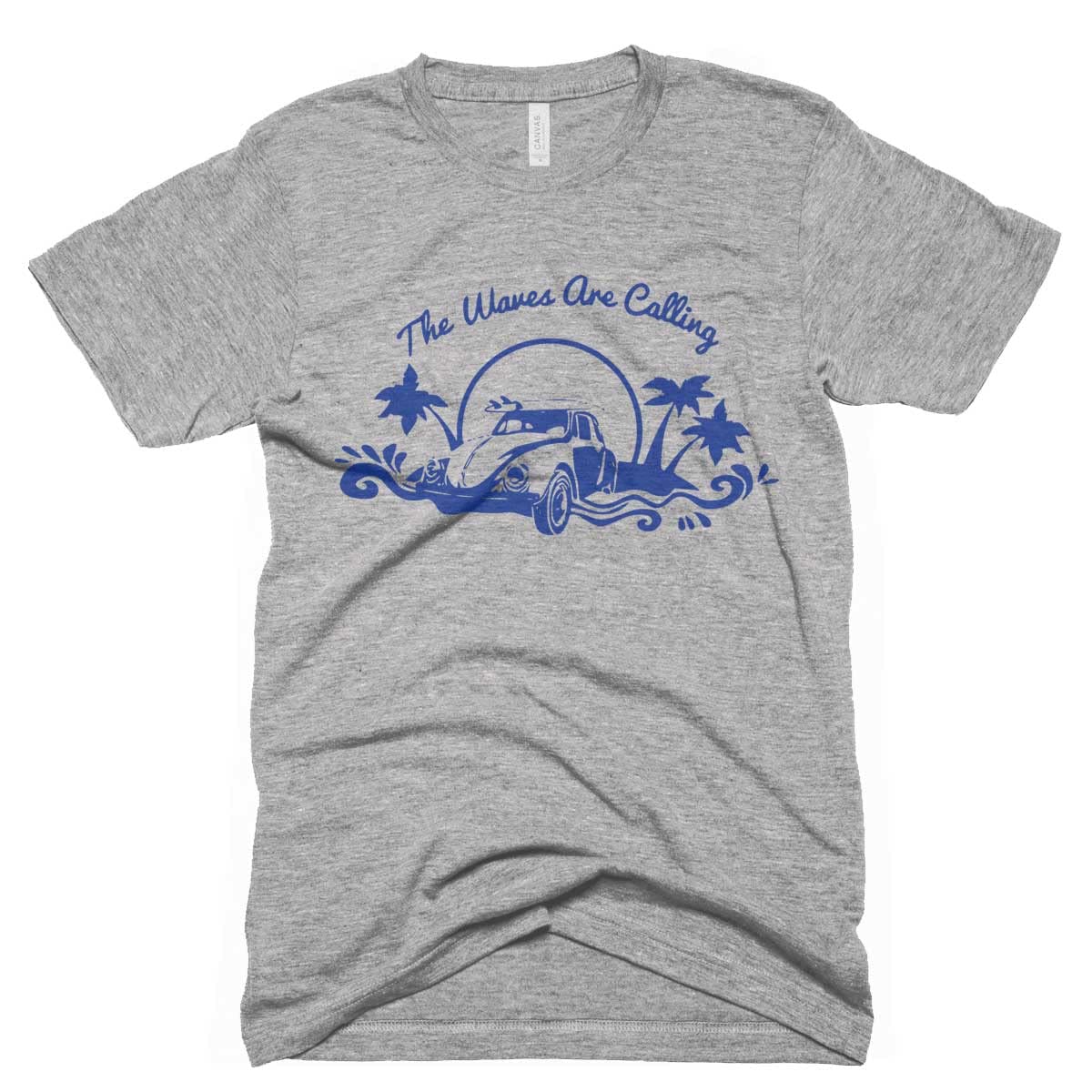 Funny Surfer T-Shirt with Vintage VW Beetle Design - Men's & Women's Graphic Tees for Beach Lovers - Perfect for Surfing, Summer Vacations and Casual Wear