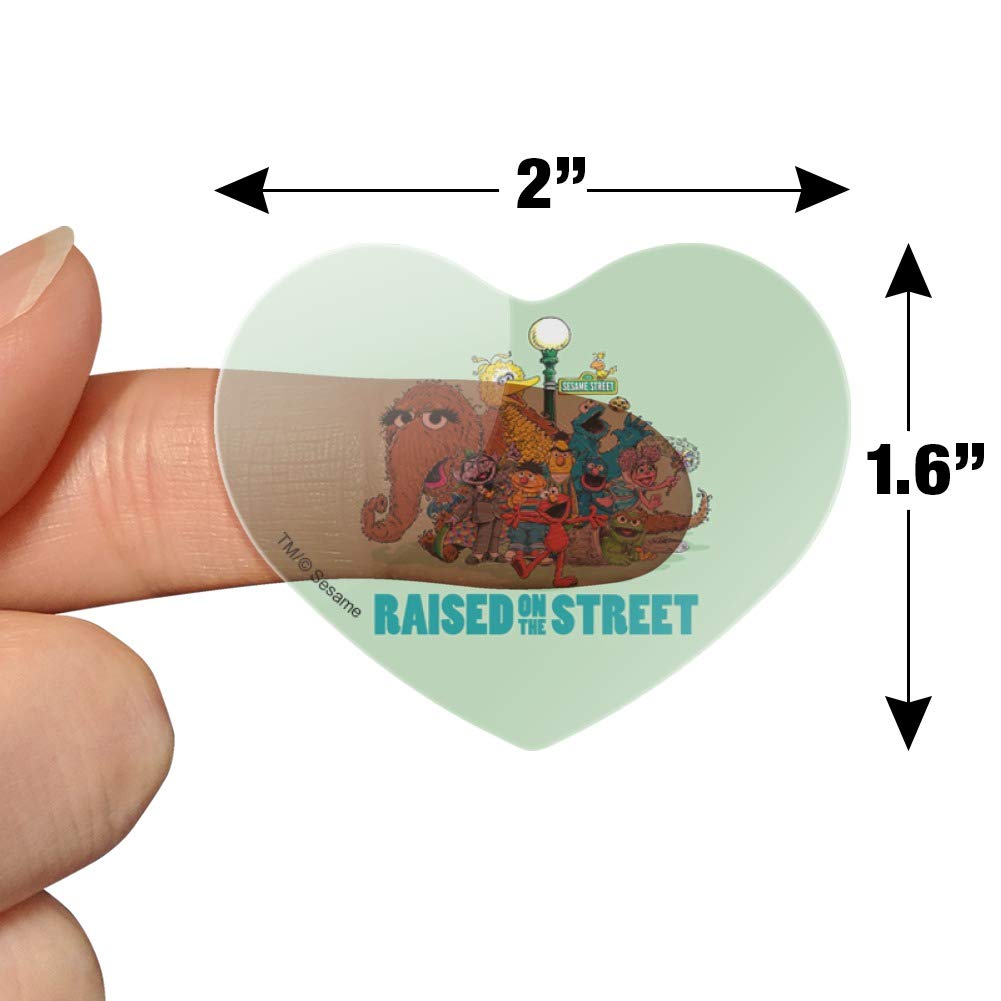 Sesame Street Heart Shaped Planner Stickers - Scrapbook & Craft Decals for Journals, Calendars, DIY Projects - Perfect for School, Office & Gift Giving