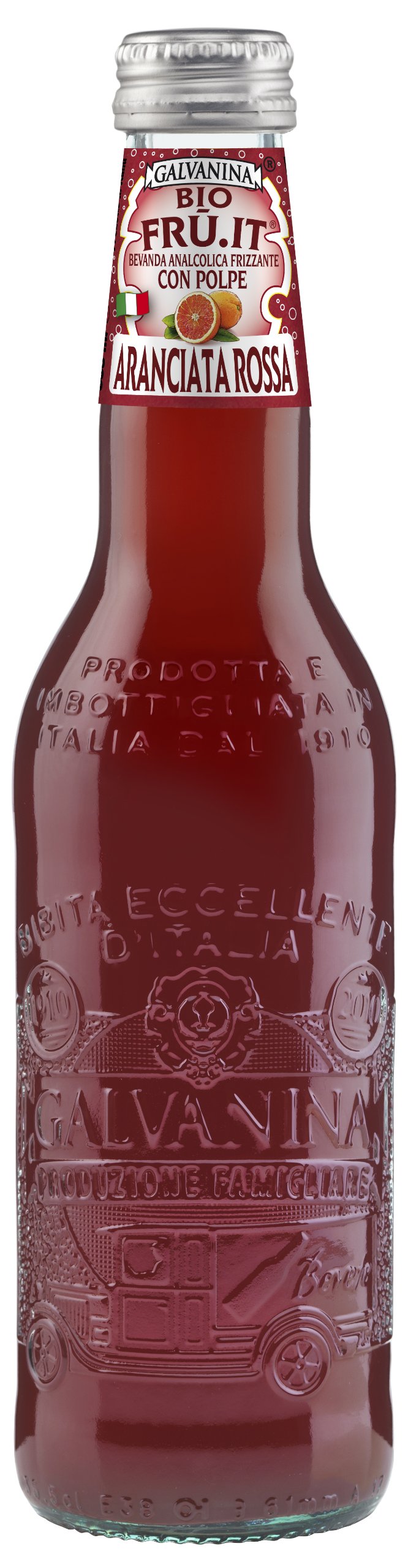 GALVANINA Blood Orange Tea 355ml - Refreshing Drink for Home & Office