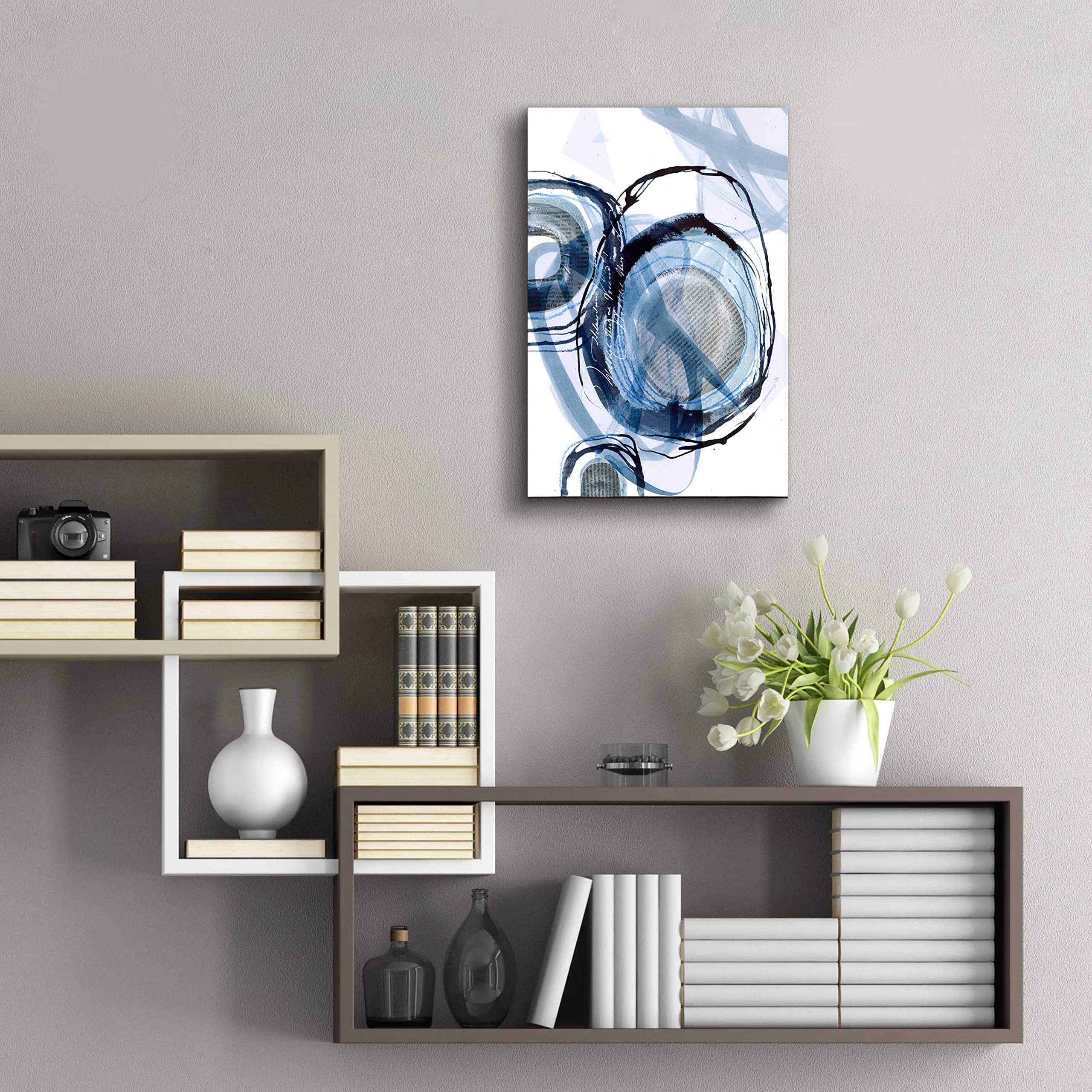 Epic Art 'Story Of Escape Blue' by Andrea Haase - 16
