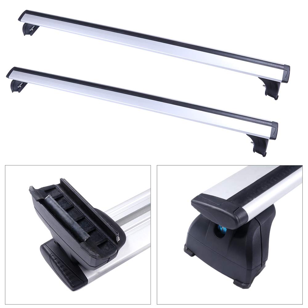 OCPTY Universal Roof Rack Cross Bars for Audi Q5 (2009-2016) & Q7 (2007-2016) - Heavy Duty Rooftop Cargo Carrier for Luggage, Kayak, Canoe, Bike, Snowboard & Ski | Perfect for Road Trips, Camping & Outdoor Adventures