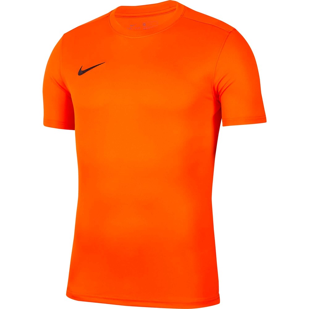 Nike Youth Park VII Game Jersey - Safety Orange - Breathable & Lightweight Soccer Jersey for Kids - Perfect for Youth Soccer Games, Training & Team Sports