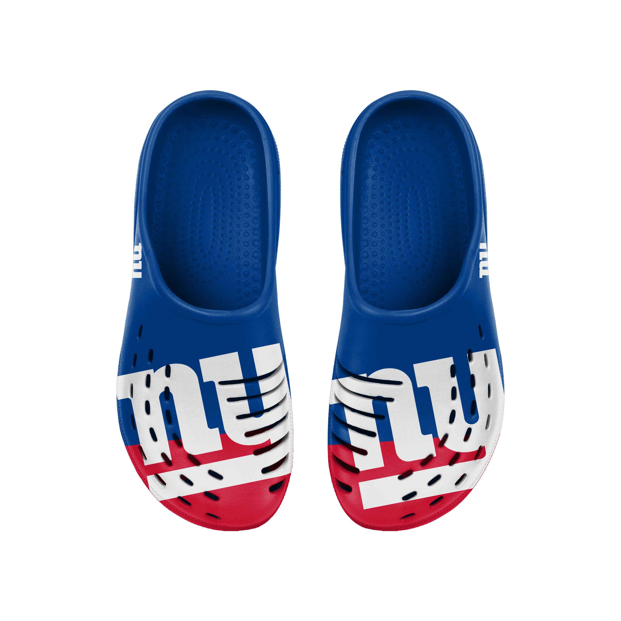 FOCO NFL Men's Big Splash Team Logo Solid Clogs - Comfortable Water Slip-On Shoes for Beach, Pool & Outdoor Activities