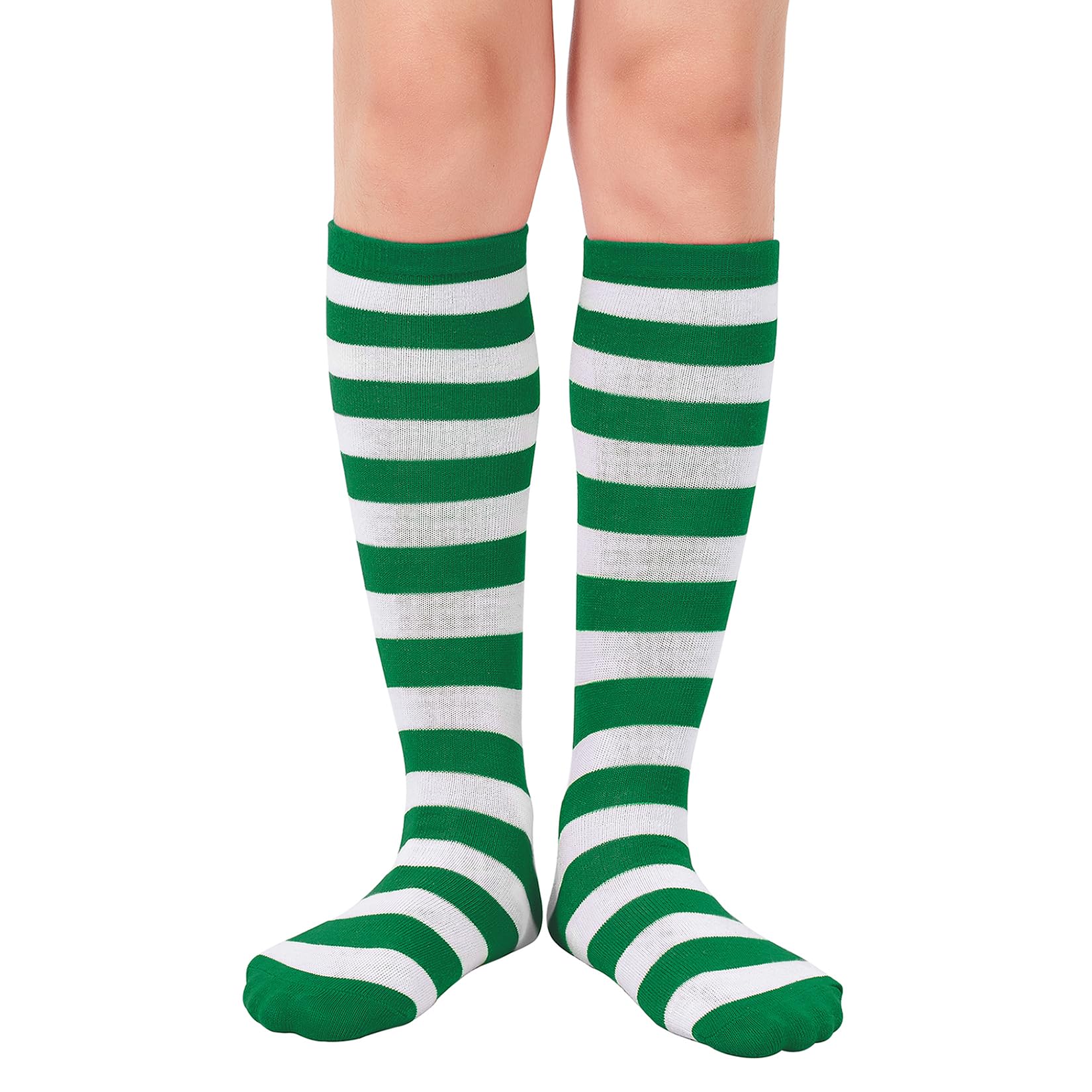 Century Star Kids Knee High Soccer Socks - Cotton Sports Tube Socks for Boys & Girls - Uniform Socks for Toddlers - Perfect for Soccer Practice, Games & School Sports Activities