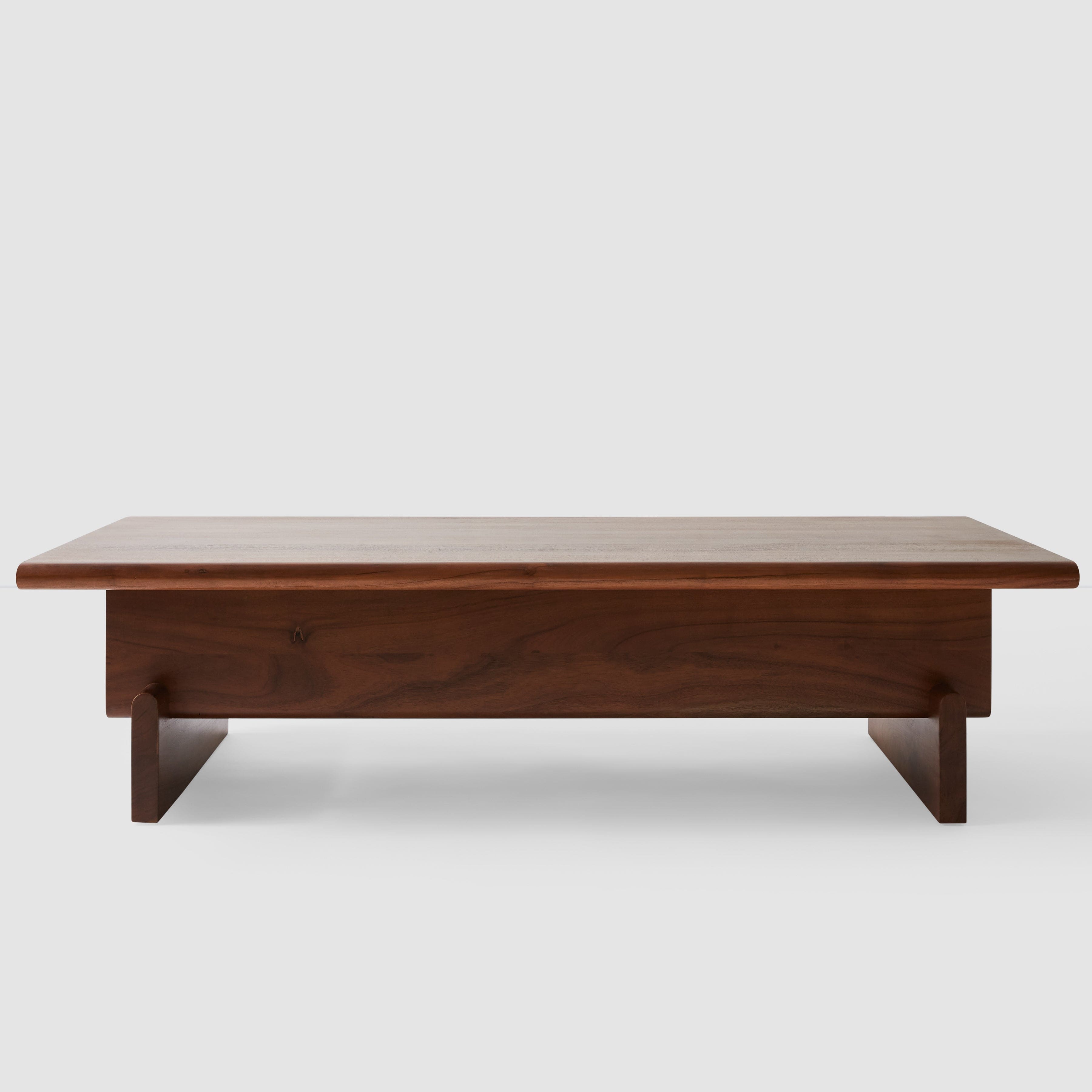 Stylish Nayani Solid Wood Coffee Table for Living Room - Modern Rustic End Table with Storage Shelf - Perfect for Home Decor, Lounge, and Office Use