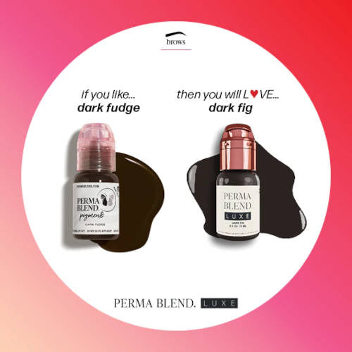 Perma Blend Luxe Dark Fig Pigment - Professional Tattoo Ink for Vibrant Body Art | Perfect for Tattoo Artists & Permanent Makeup | Salon & Studio Use
