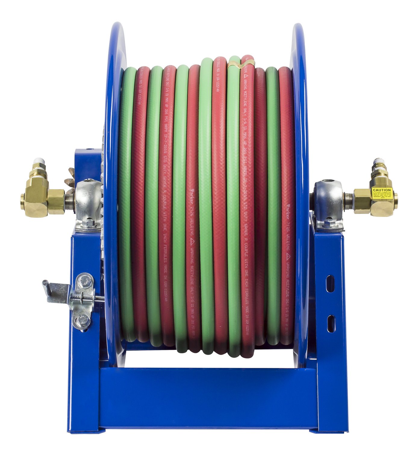 Dual Hose Hand Crank Welding Reel for Oxy-Acetylene | Coxreels 1275WL-3-150-C | 3/8
