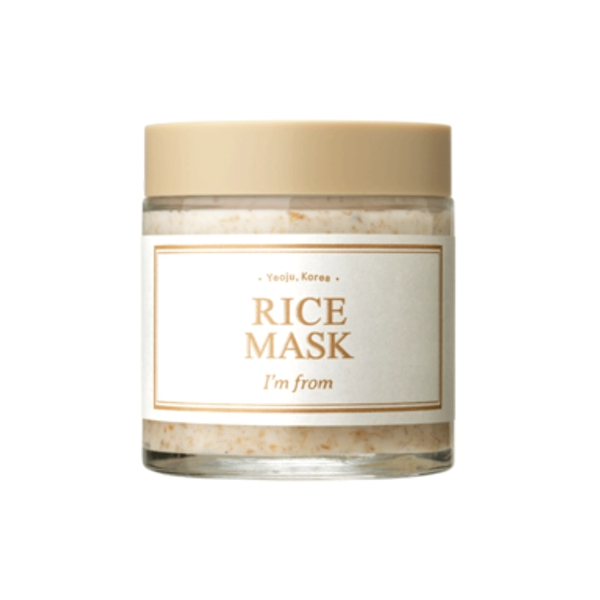 I'm From Rice Mask - Korean Rice Bran Face Mask for Brightening & Hydration - Perfect for Dry & Dull Skin Care Routine