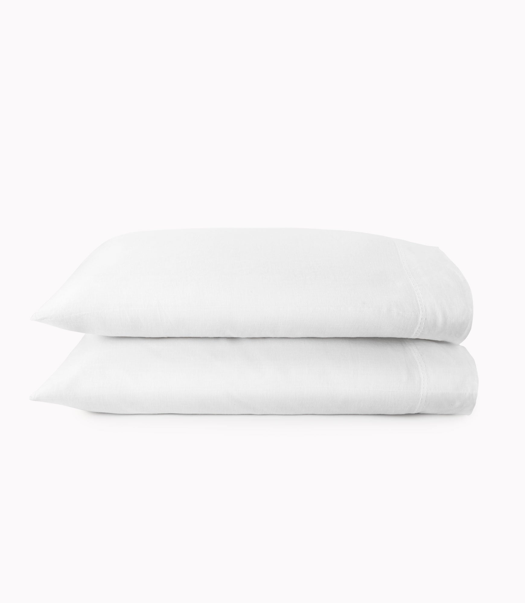 Premium European Washed Linen Pillowcases - Soft & Breathable Bedding Set (2 Pack) - Perfect for Home, Hotel, and Airbnb Use