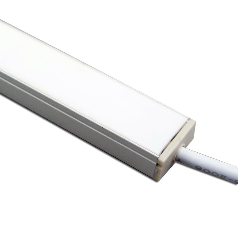 5/10 Pack 12V DC LED Surface Linear Profile Light Strip - Aluminum Channel with Cover for Under Cabinet Lighting, Kitchen Counter, Shelf & Staircase Illumination