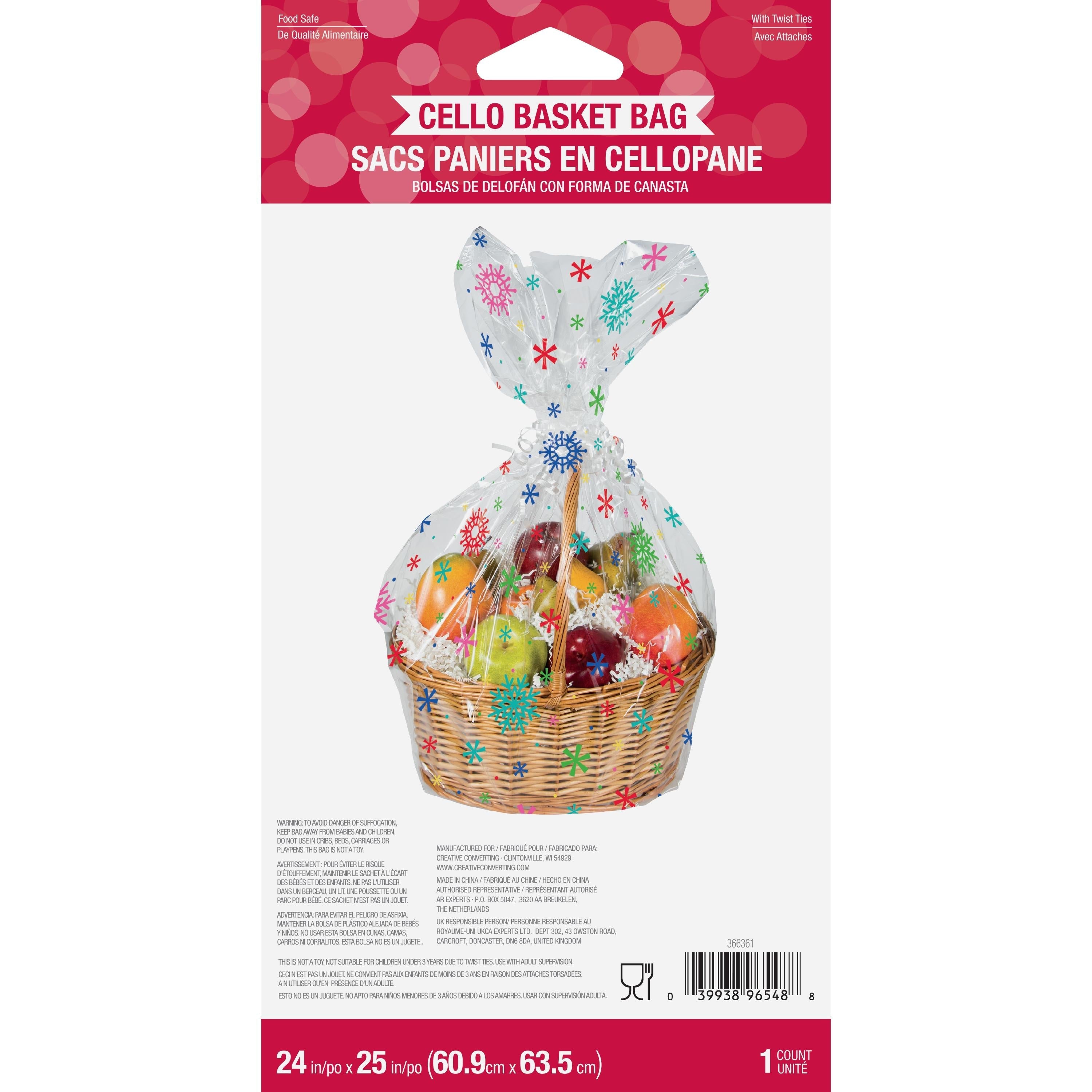 12-Piece Bulk Snowflake Basket Bags - Eco-Friendly Party Favors for Christmas, Weddings & Holiday Decorations
