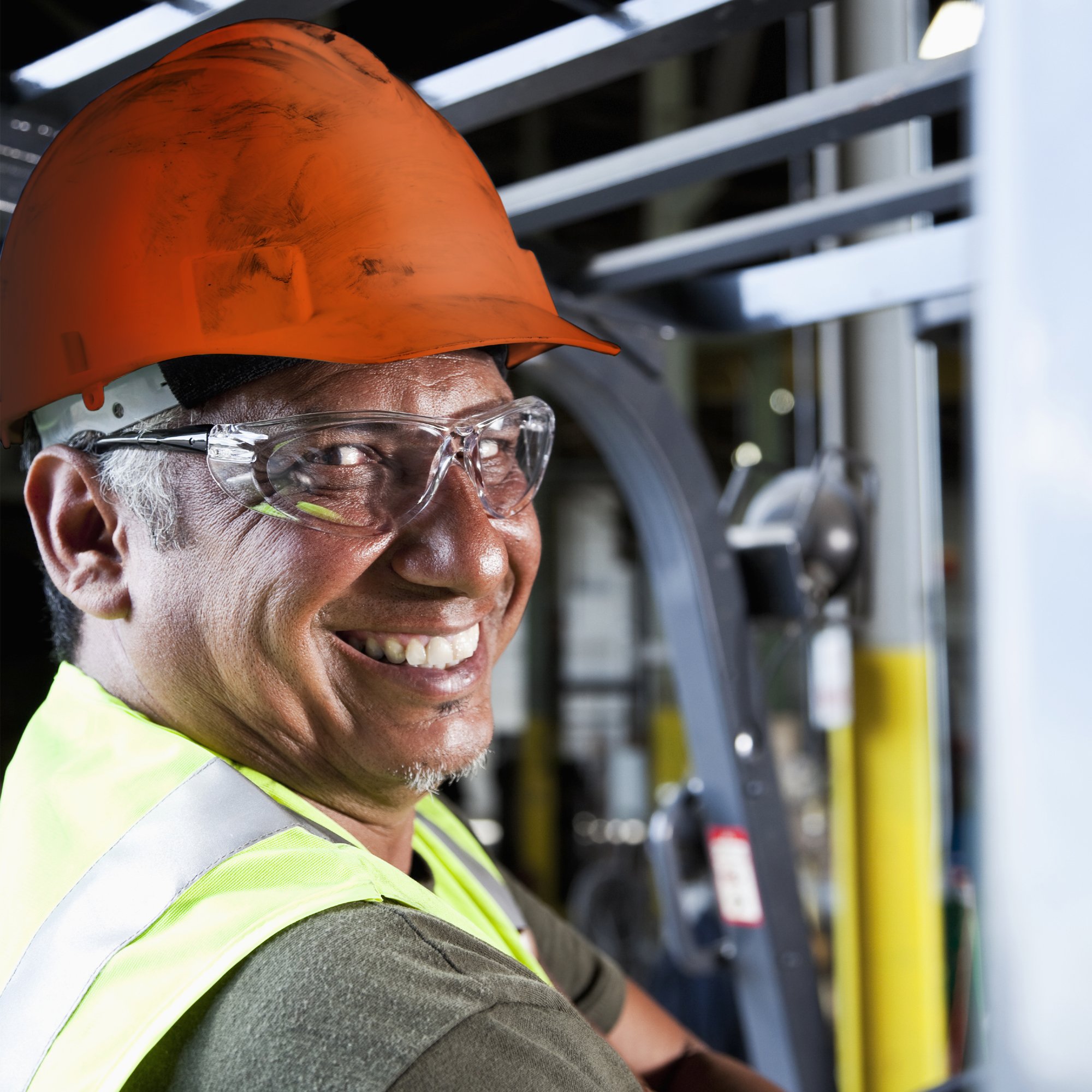 Jackson Safety Charger Hard Hat with 4-Point Ratchet Suspension - ANSI Certified HDPE Construction in Orange (Case of 12) - Ideal for Construction Sites, Industrial Work & Safety Compliance