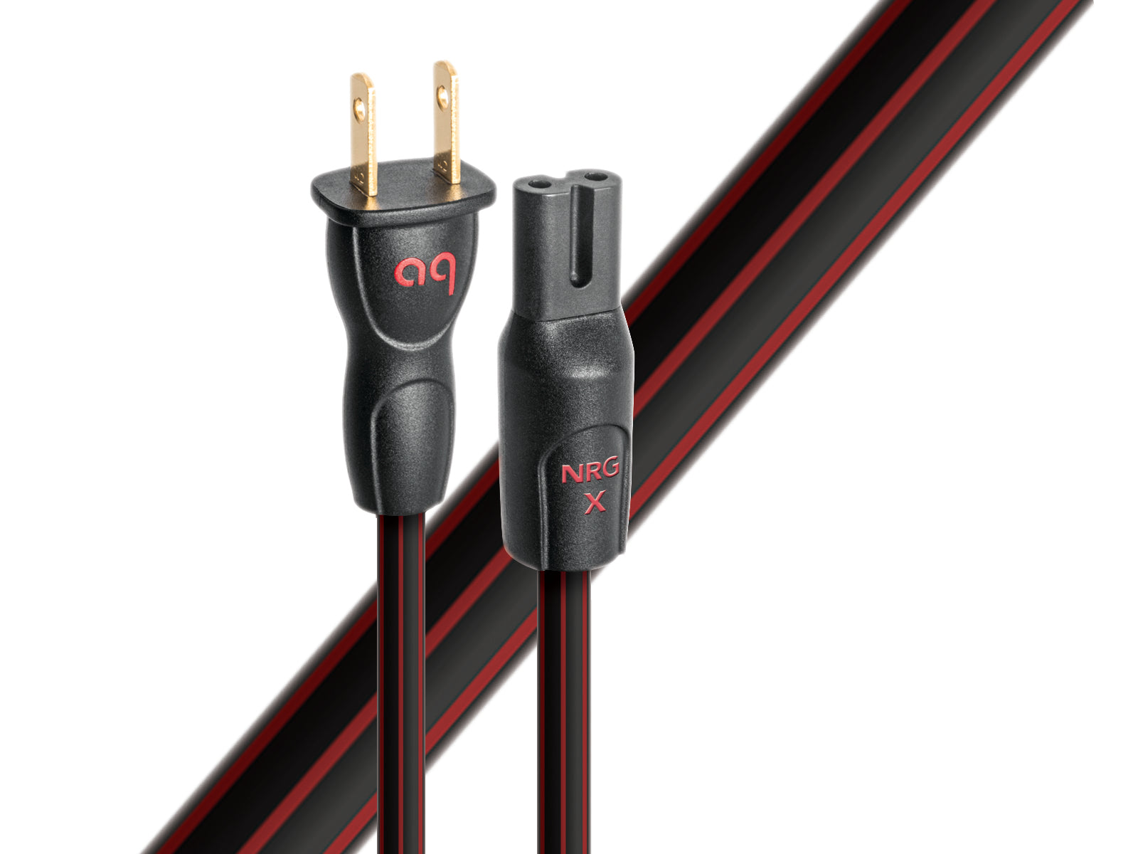 Audioquest NRG X2 Premium Power Cable - High-Performance AC Power Cord for Home Theater & Audio Systems - Perfect for Hi-Fi, Turntables, and AV Equipment