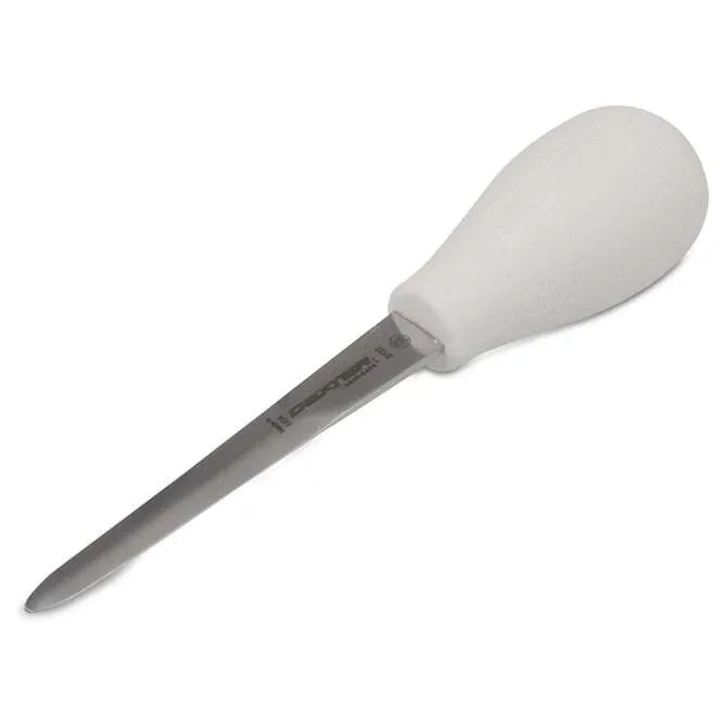 Boston Style Oyster Knife with Comfortable Plastic Handle - Perfect for Shucking Oysters at Home, Restaurants, or Outdoor Seafood Parties