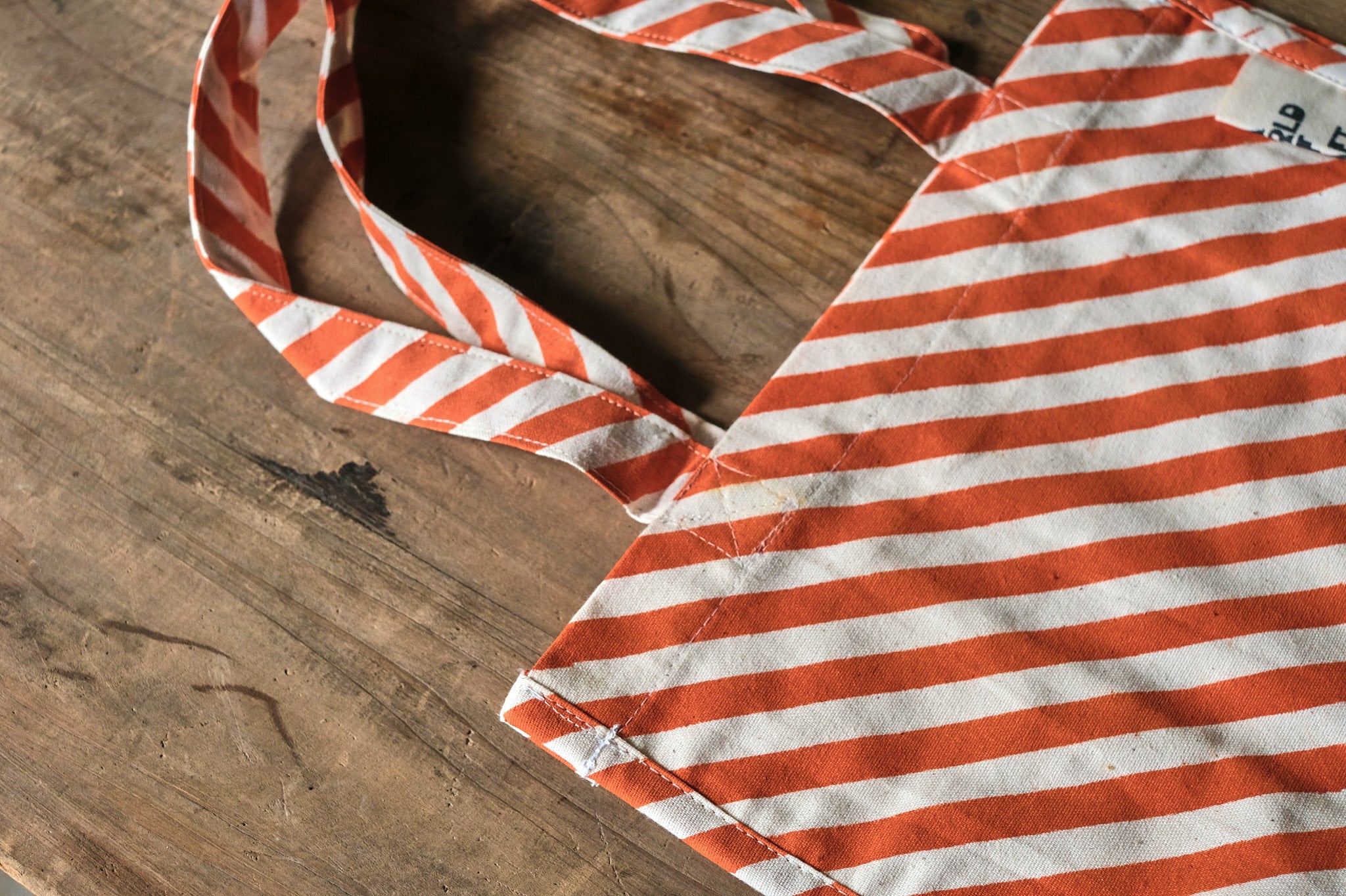 Stylish Orange Striped Mini Tote Bag for Women - Trendy Crossbody Purse for Everyday Use, Shopping & Travel Accessories