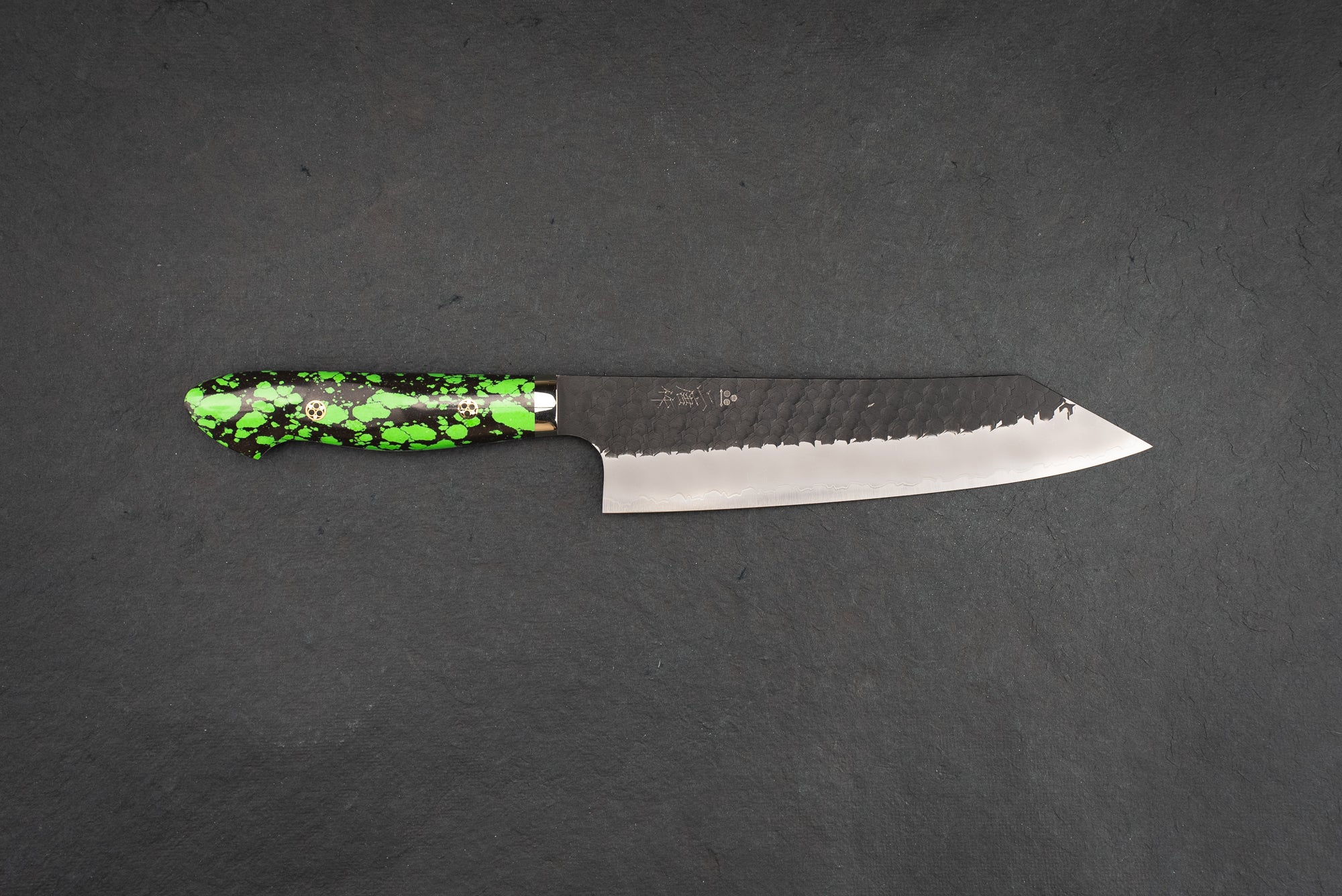Nigara SG2 Kurouchi Tsuchime Western Kiritsuke Gyuto 210mm Japanese Chef Knife - High Carbon Stainless Steel Kitchen Knife for Professional Chefs & Home Cooking, Perfect for Slicing, Dicing & Chopping Vegetables, Meat & Fish