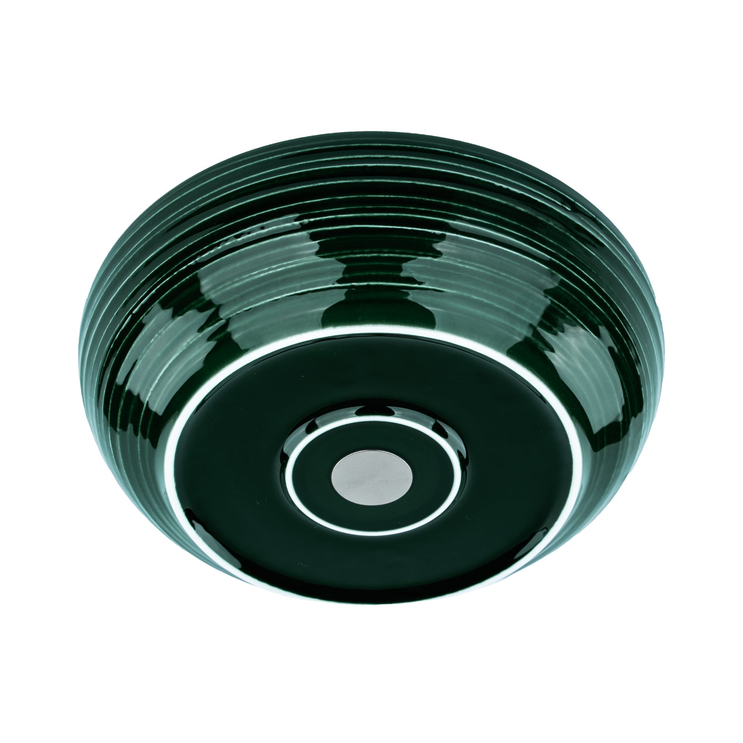 Premium Magnetic Porcelain Food Bowl - WALDGRÜN 25 cm, Durable Pet Dish for Cats & Dogs - Perfect for Home, Kitchen, or Outdoor Feeding