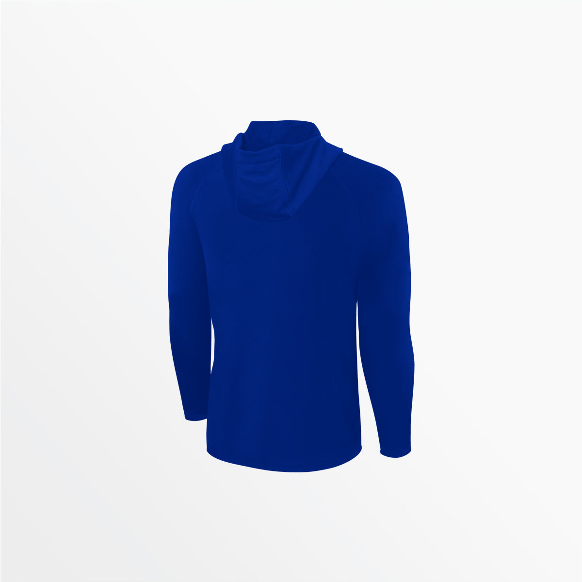 Youth Club Long Sleeve Poly Hooded Tee - Comfortable Pullover Hoodie for Teens & Kids - Perfect for School, Sports & Casual Wear
