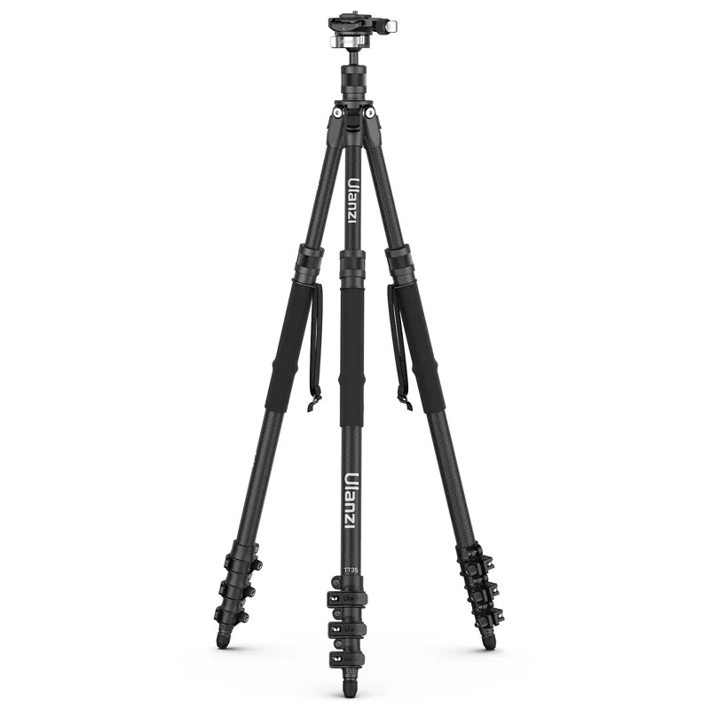 Ulanzi TT35 Lightweight Hiking Stick Tripod Kit - Adjustable Monopod & Camera Stand for Outdoor Photography, Vlogging, and Travel Adventures