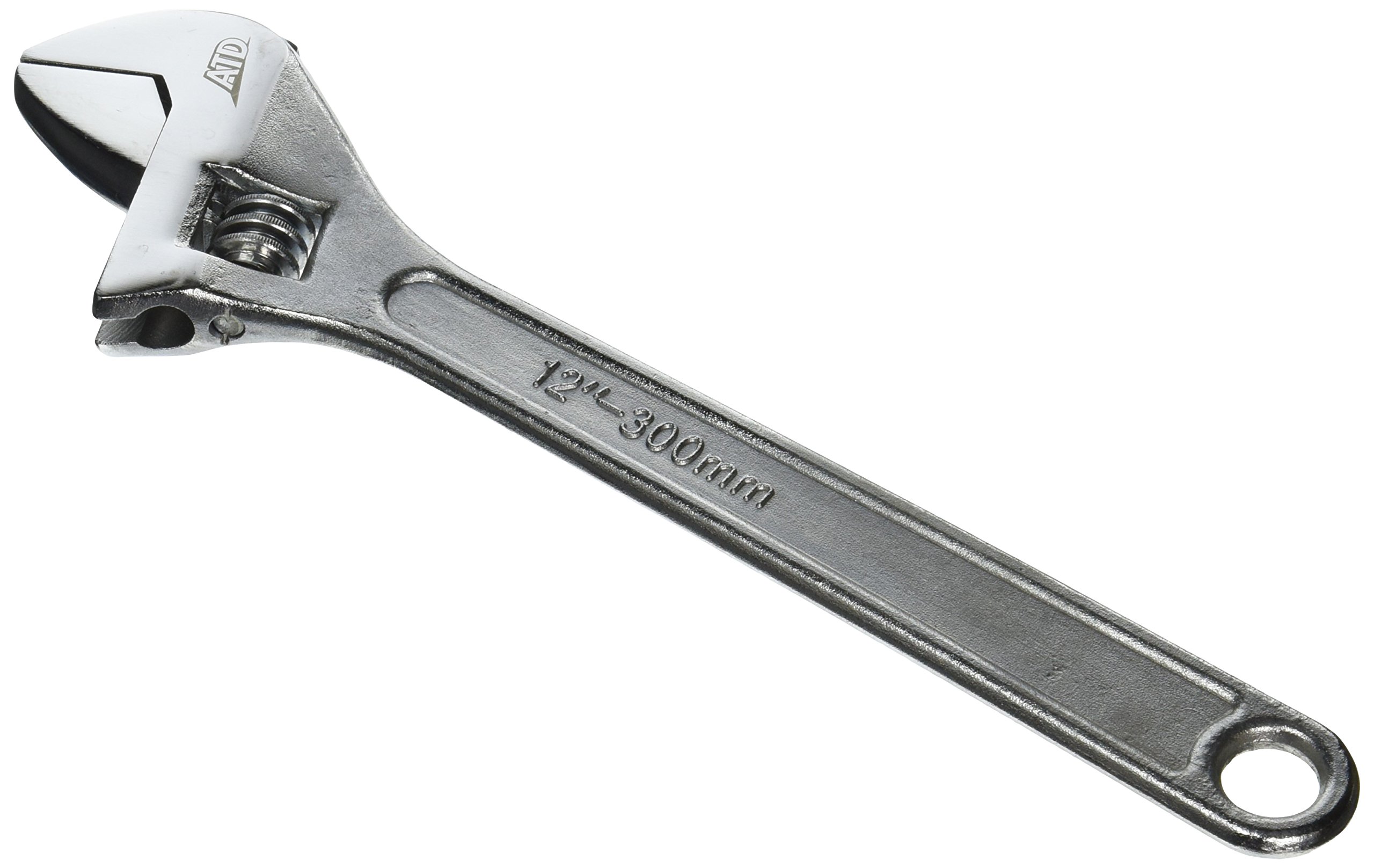 ATD Tools 429 12-Inch Adjustable Wrench - Heavy Duty Steel Construction for Plumbing, Automotive & DIY Repairs - Perfect for Home, Garage & Workshop Use