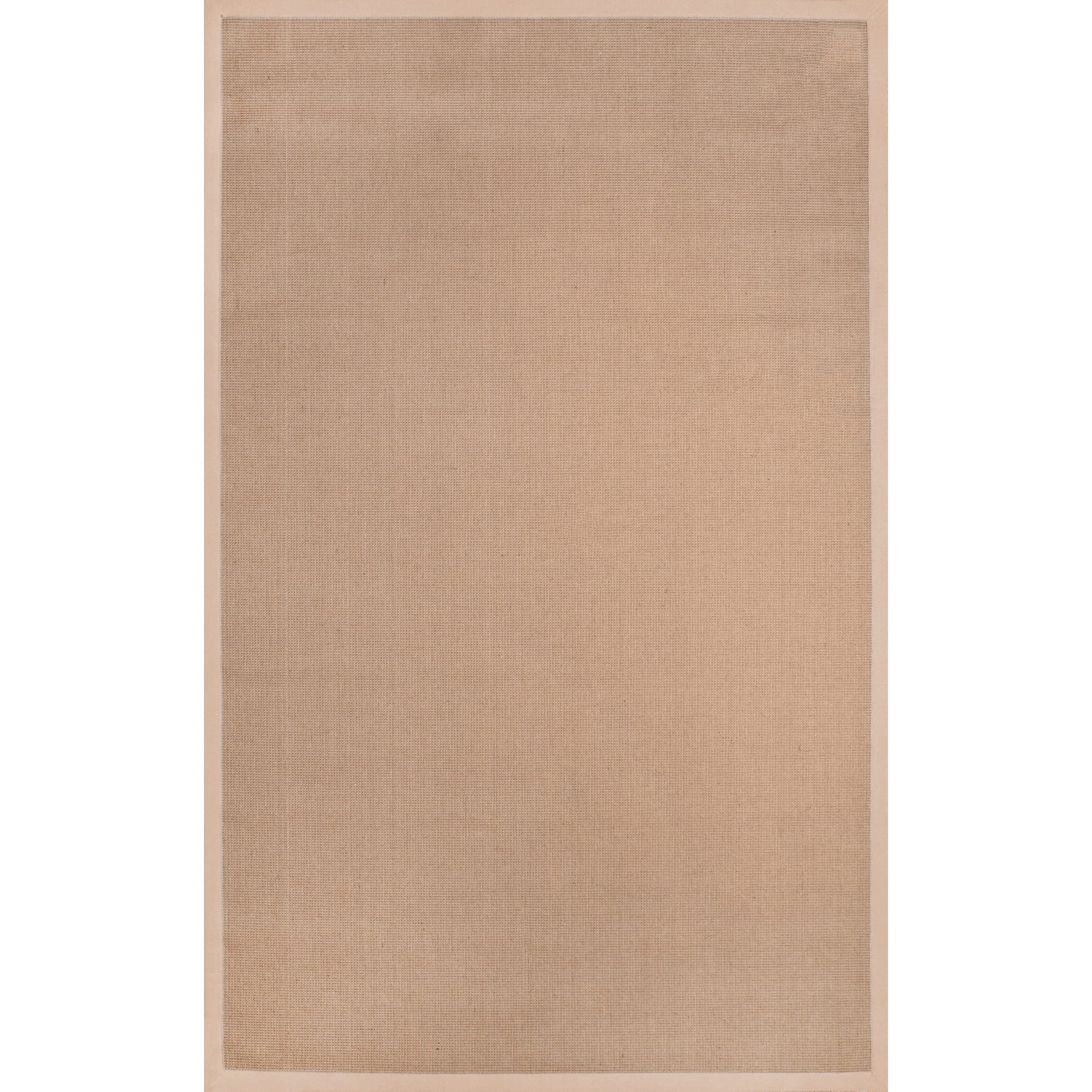 nuLOOM Machine Woven Laurel Jute Area Rug 10x14 Feet, Natural Beige - Perfect for Living Room, Bedroom & Home Decor