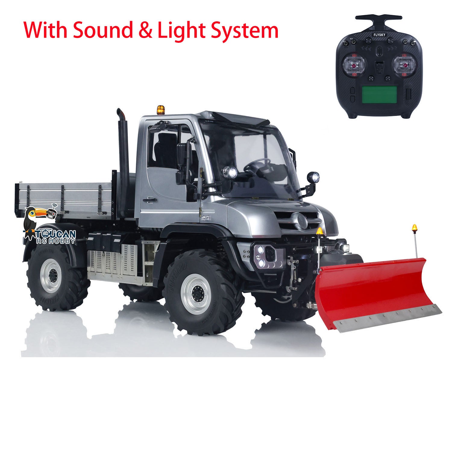 1/10 U423 4X4 Hydraulic RC Off-Road Truck - Remote Control Rock Crawler Climbing Car with PNP Version, Painted Body, Lights & Sound Effects - Perfect for Outdoor Adventure, Off-Road Racing & Backyard Play
