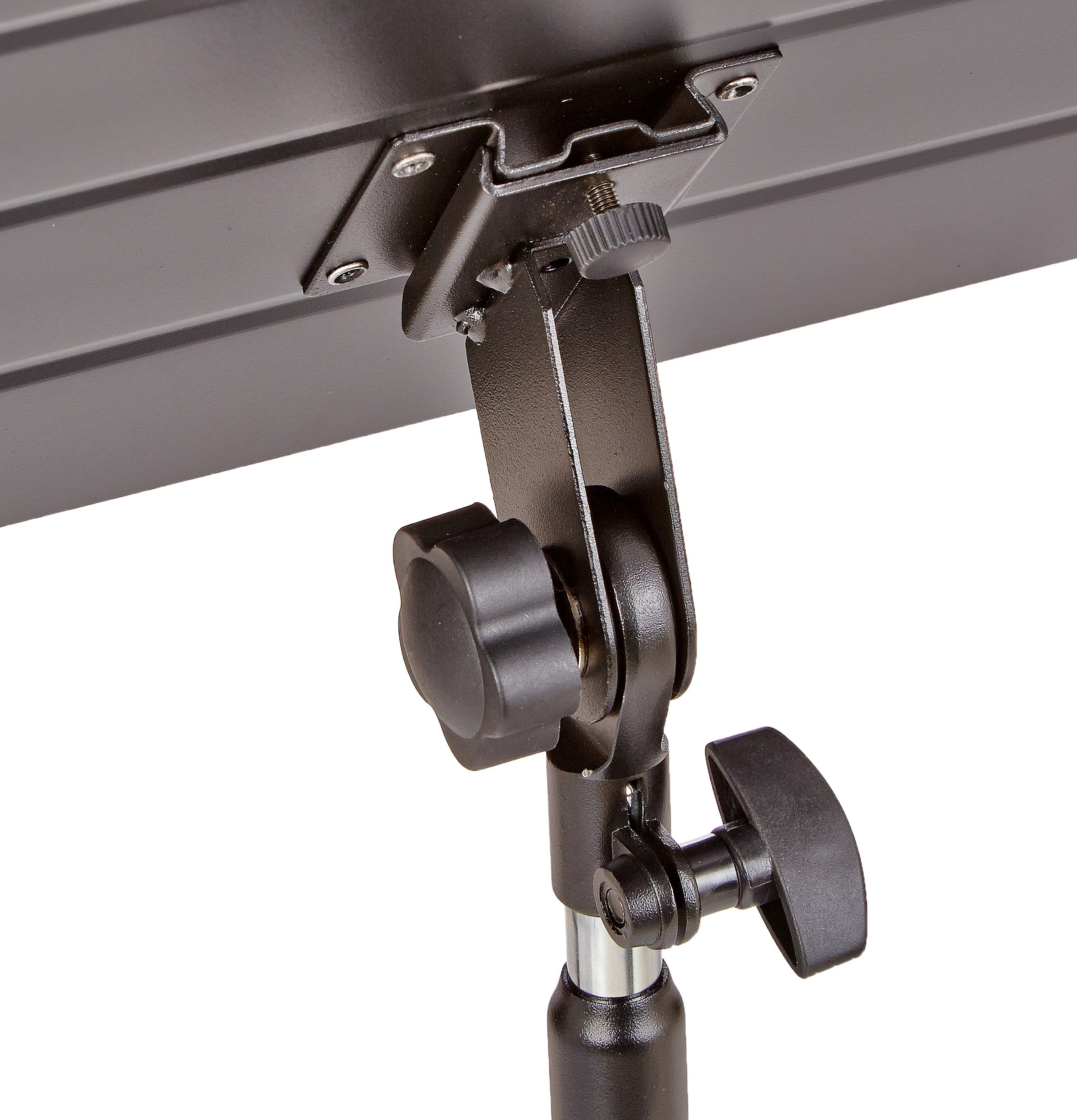 Amazon Basics Portable Sheet Music Stand - Lightweight & Adjustable Black Metal Stand for Musicians, Perfect for Piano, Violin, Guitar Practice at Home or School
