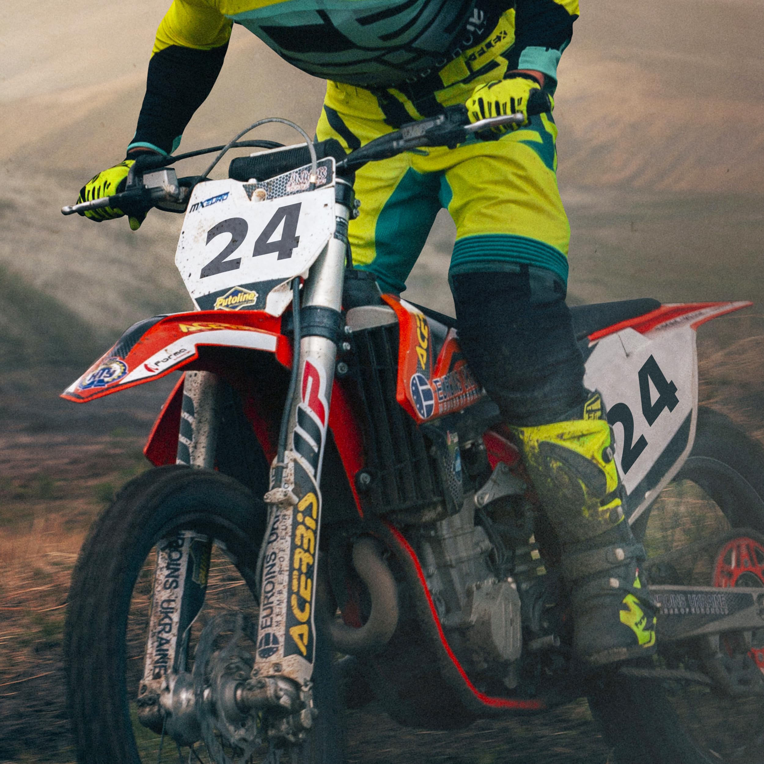 High-Quality Sports Number Stickers for Dirt Bikes & Motocross - Durable Number Decals for Racing & Customization - Perfect for Motocross Number Plates, Helmets & Gear