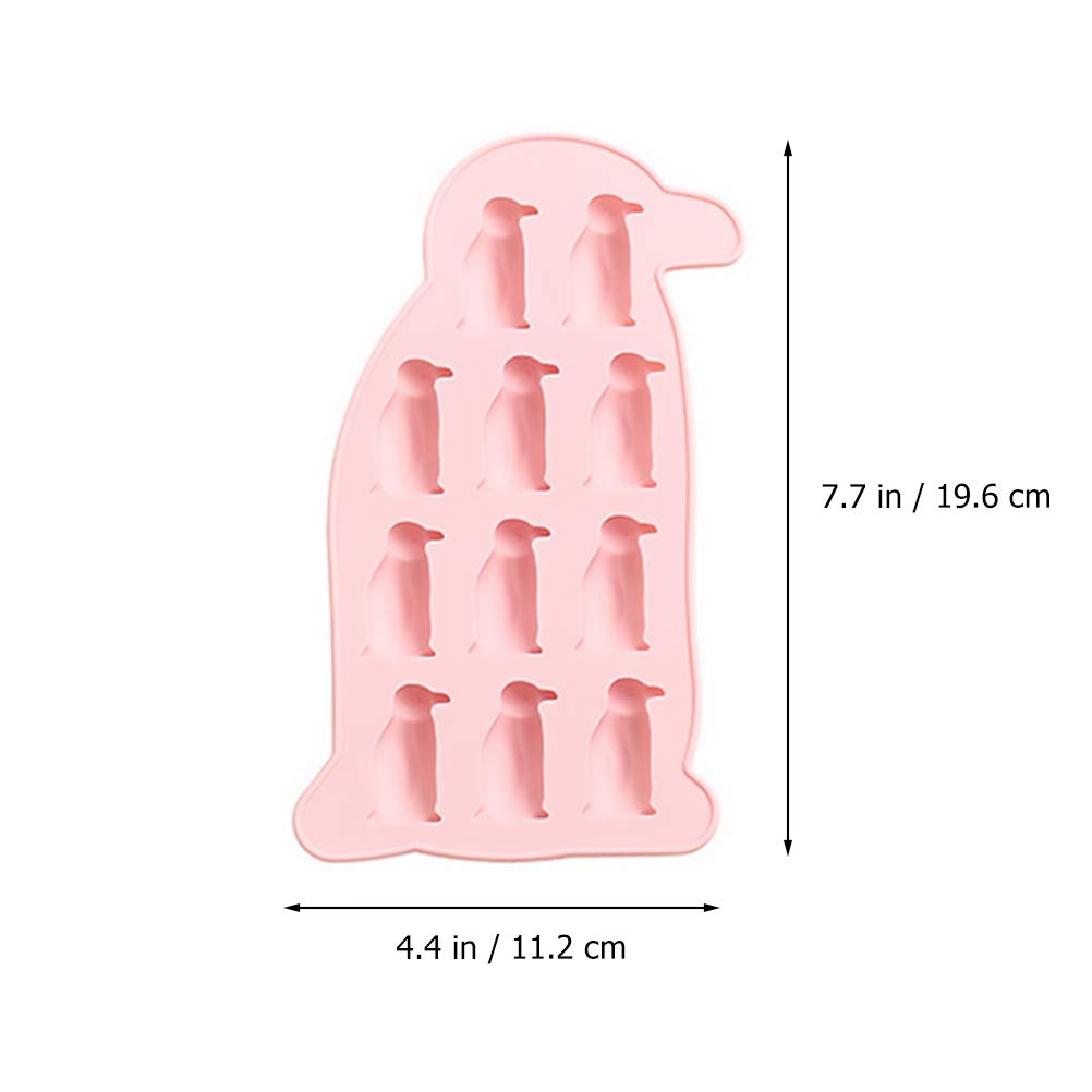Hemoton 2-Piece Penguin Silicone Mold Set - Non-Stick Chocolate, Candy & Ice Cube Baking Molds - BPA-Free Kitchen Supplies for DIY Desserts, Party Treats & Holiday Baking