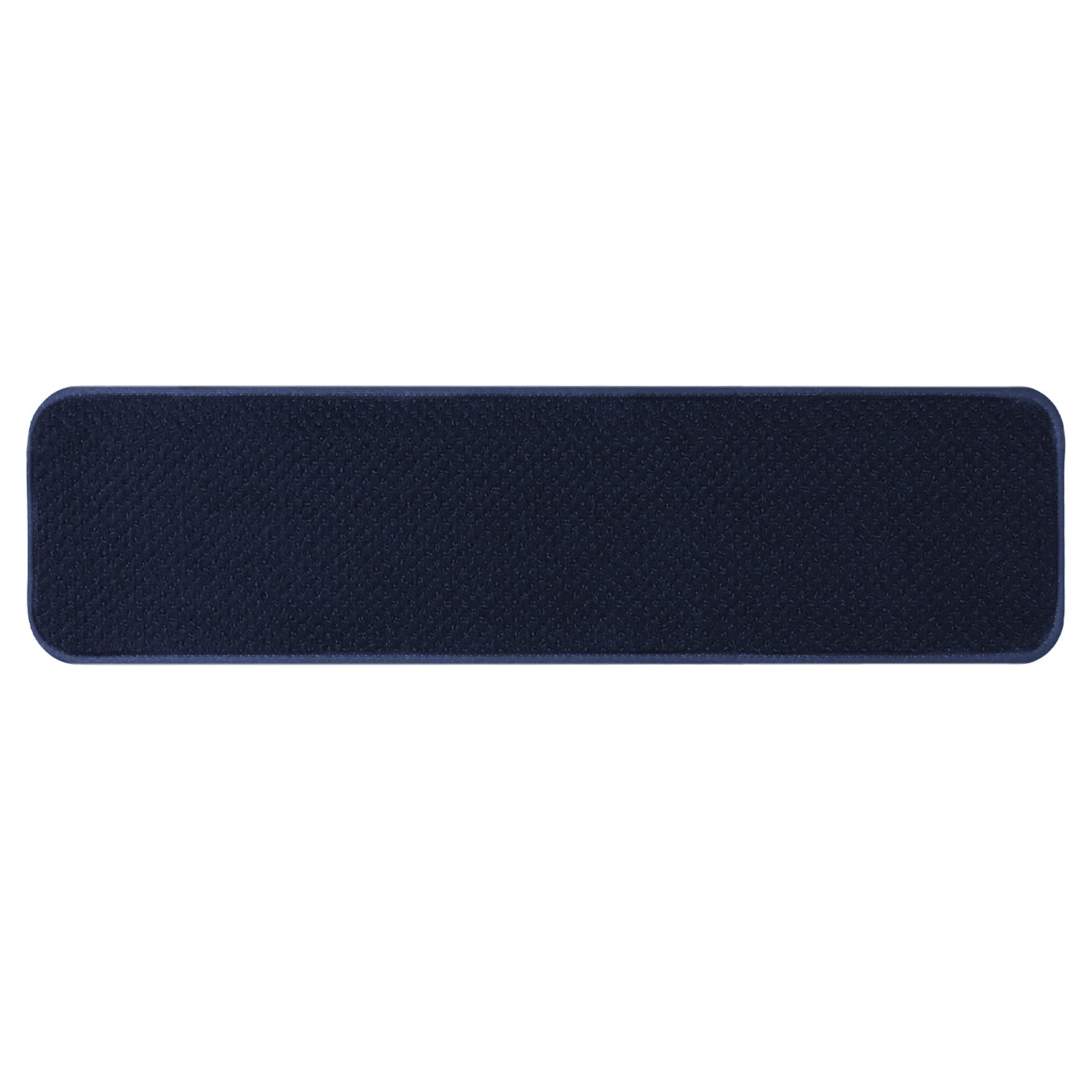 Non-Slip Carpet Stair Treads Set of 12 - Navy Blue - 8