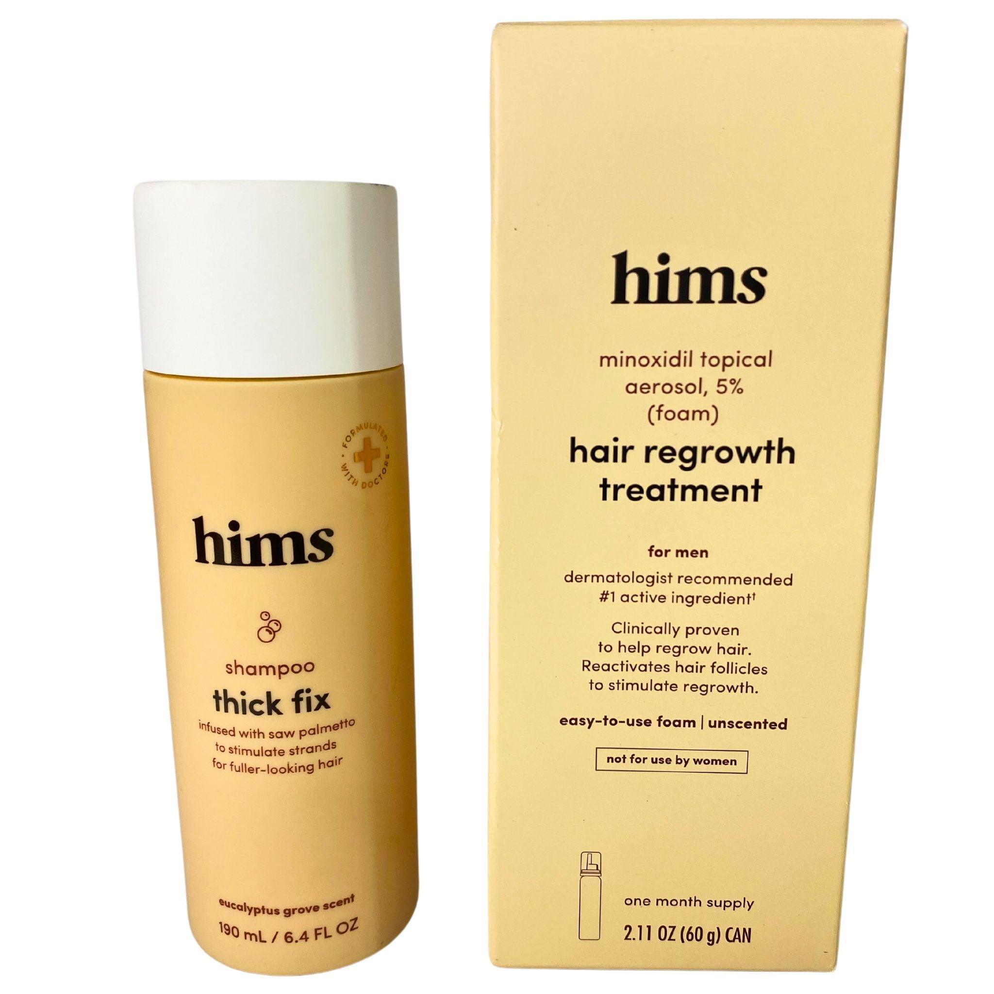 Hims Hair Regrowth Treatment & Thickening Shampoo Set - 17 Piece Kit for Thicker, Healthier Hair - Perfect for Men & Women with Thinning Hair at Home or Salon Use