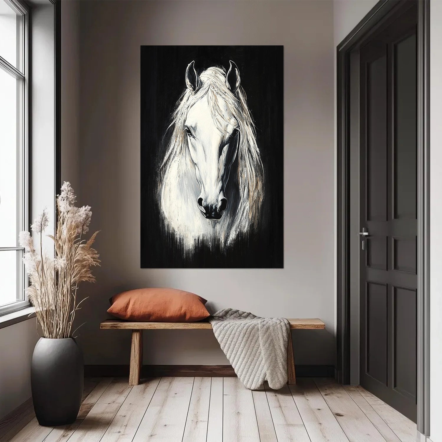 Animal Art Painting #AP102 - Handmade Canvas Wall Decor for Living Room, Bedroom & Office - Perfect Gift for Pet Lovers & Home Decor