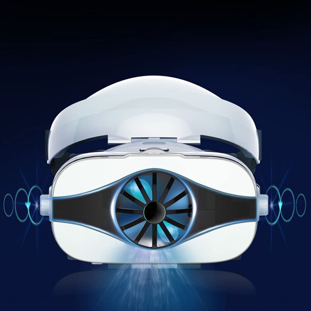 3D VR Headset - Soft & Comfortable Virtual Reality Glasses for Movies & Videos - Compatible with iPhone & Android Smartphones - Perfect for Gaming, Travel & Home Entertainment