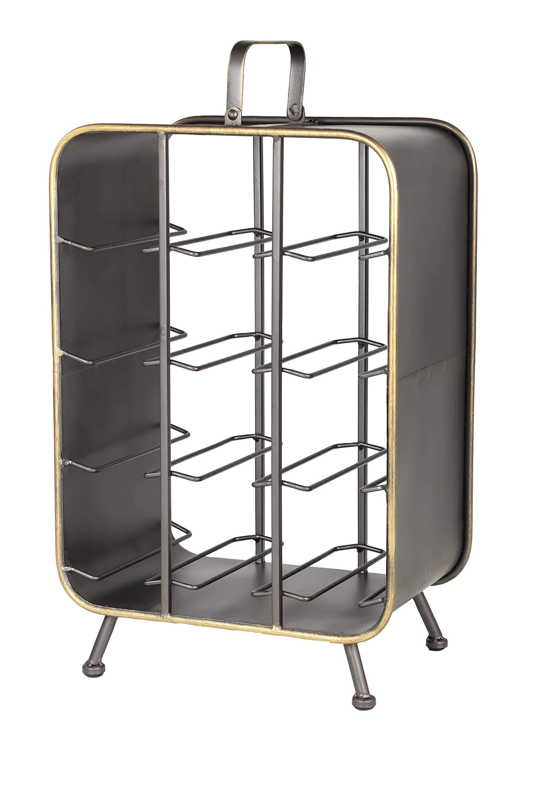 Deco 79 Industrial Metal Rectangle Wine Rack - 14