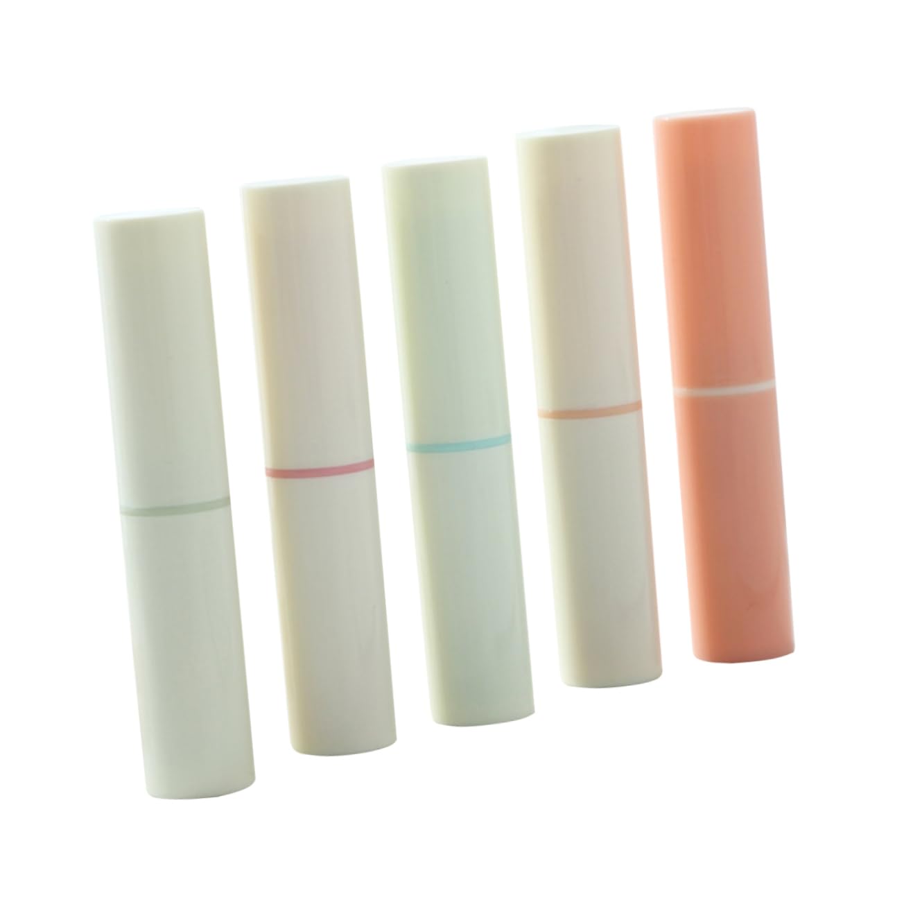 Healeved 5pcs Empty Lip Balm Tubes - Refillable Lipstick Containers for DIY Cosmetics & Travel Essentials | Perfect for Homemade Lip Balms, Salves & Makeup Storage