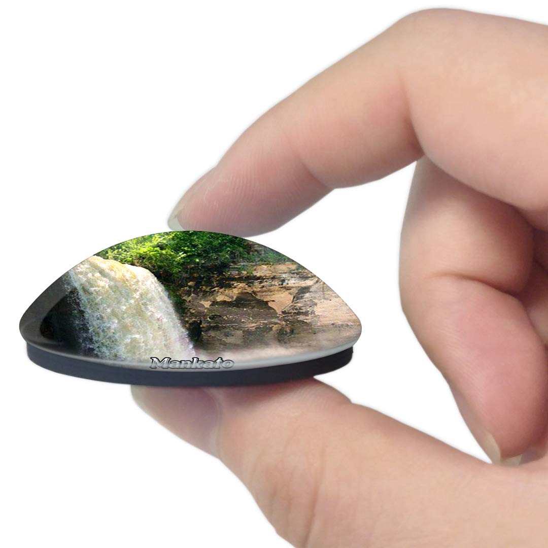 3D Mankato Park Falls Minnesota USA Fridge Magnet - Souvenir Crystal Glass Whiteboard Magnet for Refrigerator, Office & Home Decor - Perfect for Travel Memories, Gift Giving & Kitchen Organization