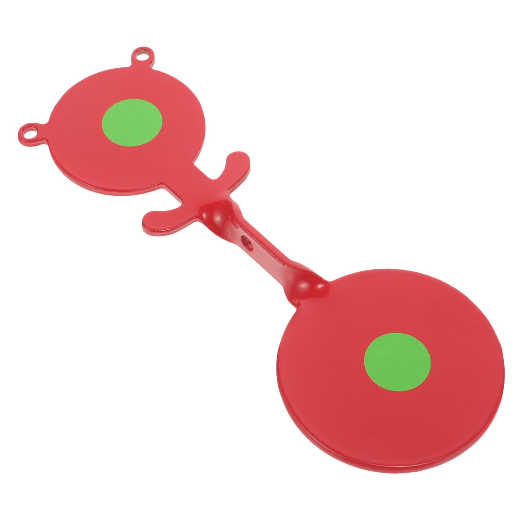 Premium Red Iron Outdoor Game Toy - Fun Plaything for Backyard, Picnic & Camping Activities