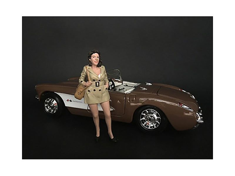 1/24 Scale Ladies Night Betty Figurine - Highly Detailed Collectible Model Car Accessory by American Diorama - Perfect for Dioramas, Model Displays & Car Enthusiast Collections