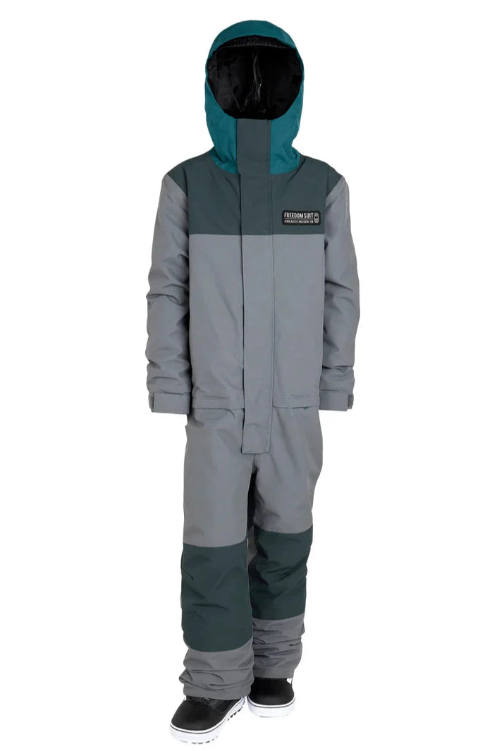 Airblaster Junior's Freedom Insulated Snowsuit 2025 - Waterproof Winter Jacket & Pants Set for Kids - Perfect for Skiing, Snowboarding & Cold Weather Outdoor Activities